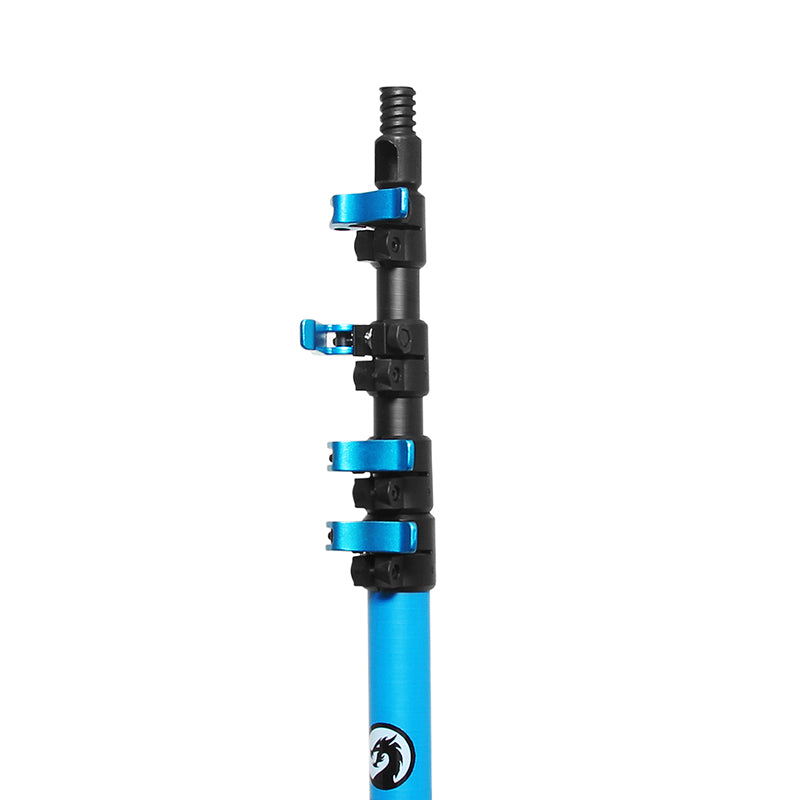 Blue Dragon Traditional Fishing Pole - Lightweight Carbon Fiber Fishing Rod for Freshwater & Saltwater Angling - Perfect for Bass, Trout, and Saltwater Fishing Adventures
