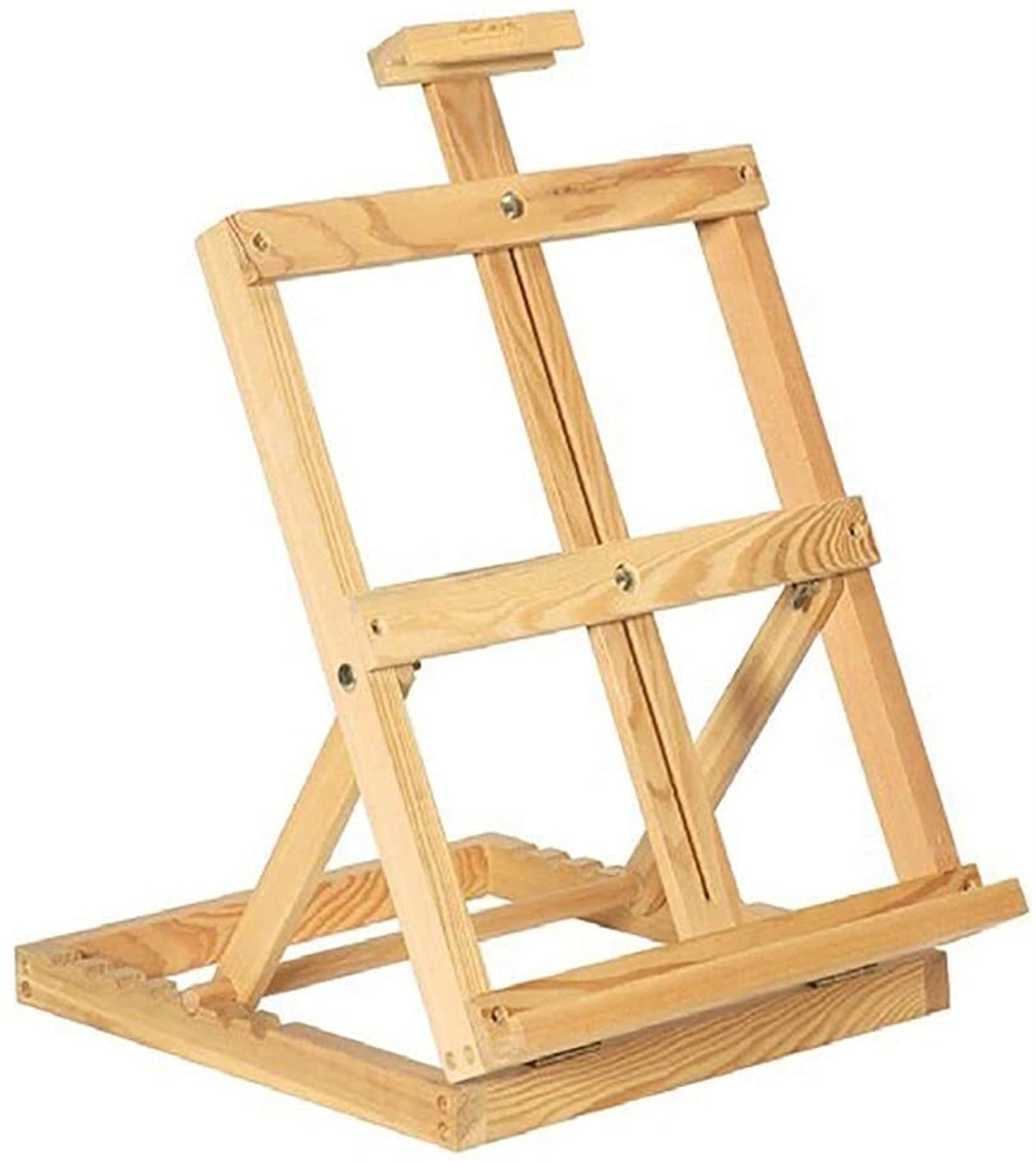 Adjustable Wooden Drawing Board Easel - Portable Tabletop Display Stand for Artists & Kids - Sketching, Painting, Crafting - Perfect for Home, Studio & Classroom Use