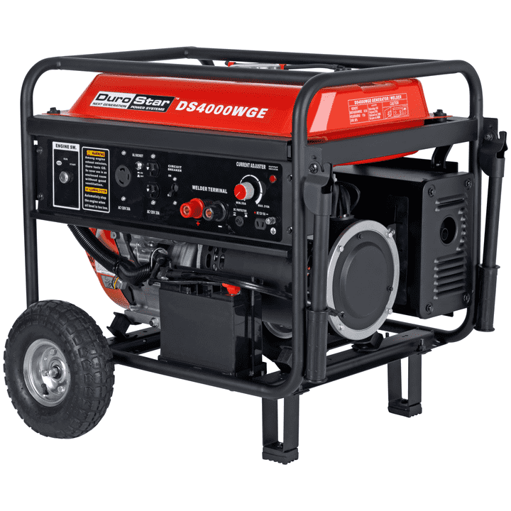 DuroStar DS4000WGE 3500W 4000W 210 Amp Portable Welding Generator with Electric Start - Ideal for Construction Sites, Farm Work, and Emergency Power Backup