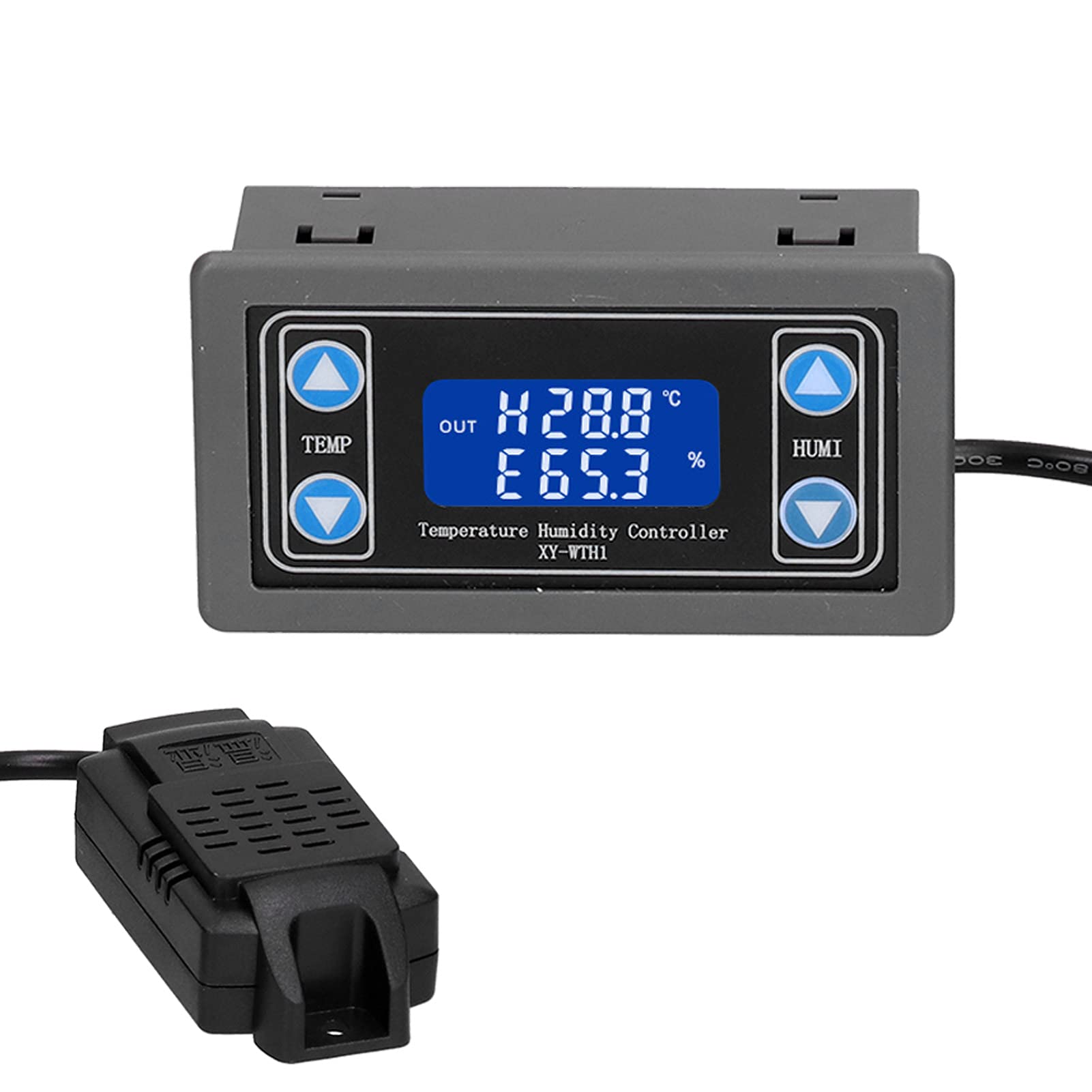 Yosoo Digital LCD Temperature Humidity Controller - Precise Thermostat Hygrometer for Incubation, Breeding, Greenhouse & Indoor Gardening - Ideal for Hatcheries, Greenhouses, Hydroponics & Grow Tents