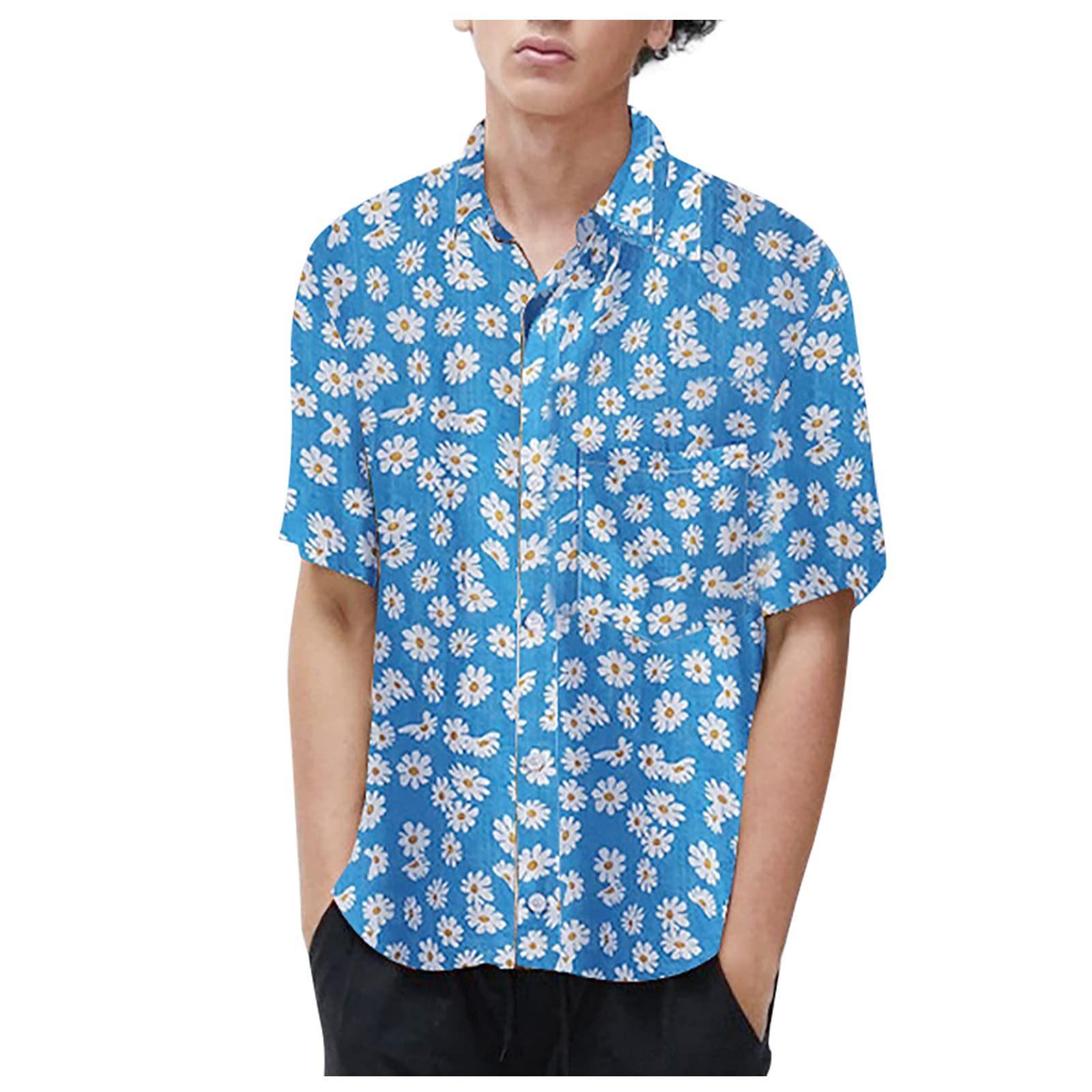 Men's Summer Casual Long Sleeve Henley Shirt - Breathable Solid Color T-Shirt for Daily Wear & Vacation | Perfect for Outdoor Activities, Beach Trips & Casual Outings