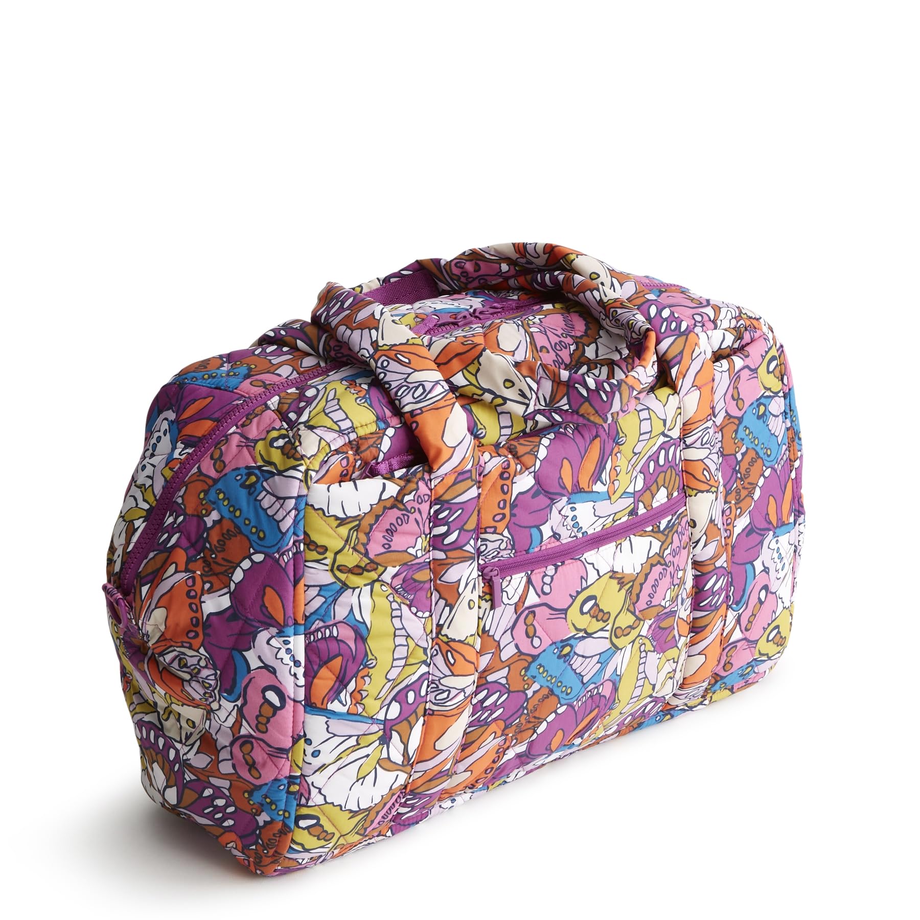 Vera Bradley Women's Lightweight Miramar Weekender Travel Bag - Perfect for Weekend Getaways, Business Trips & Carry-On Luggage