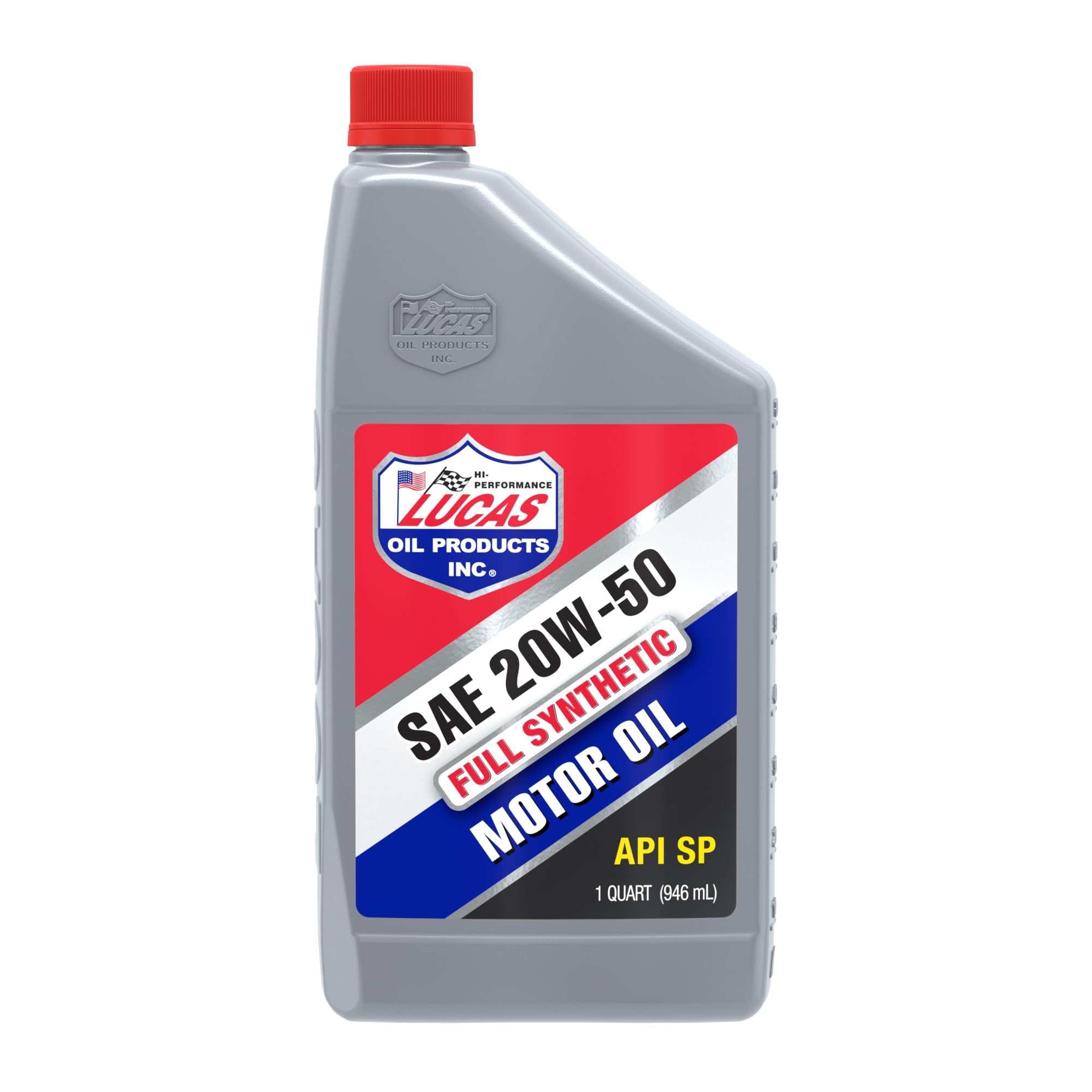 Lucas Oil 10054 Synthetic 20W-50 High Performance Motor Oil - 1 Quart (6 Pack) | Premium Engine Protection for Cars, Trucks & Motorcycles | Ideal for High Mileage & Extreme Temperature Conditions