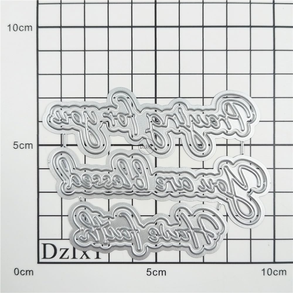 Praying for You Metal Cutting Dies - Card Making Kit, Embossing Paper Die Cuts for Scrapbooking, DIY Crafts - Perfect for Greeting Cards, Invitations, and Memory Books