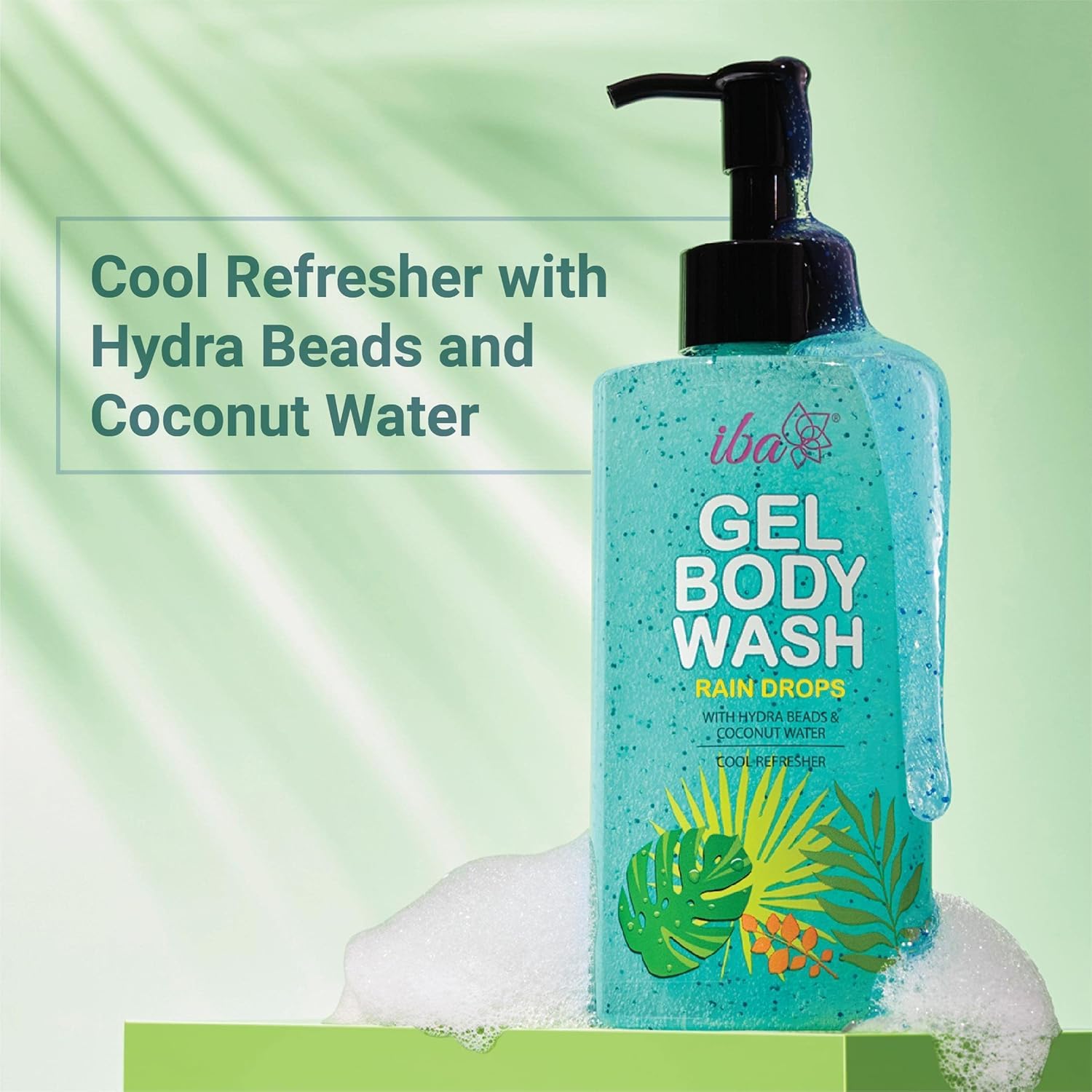 Vitamin C Glow Body Wash - Paraben & Sulfate Free for Cleansed, Radiant Skin | Halal Certified, Vegan & Cruelty-Free - 320ml (Rain Drops) | Daily Shower for Healthy Glow & Soft Skin
