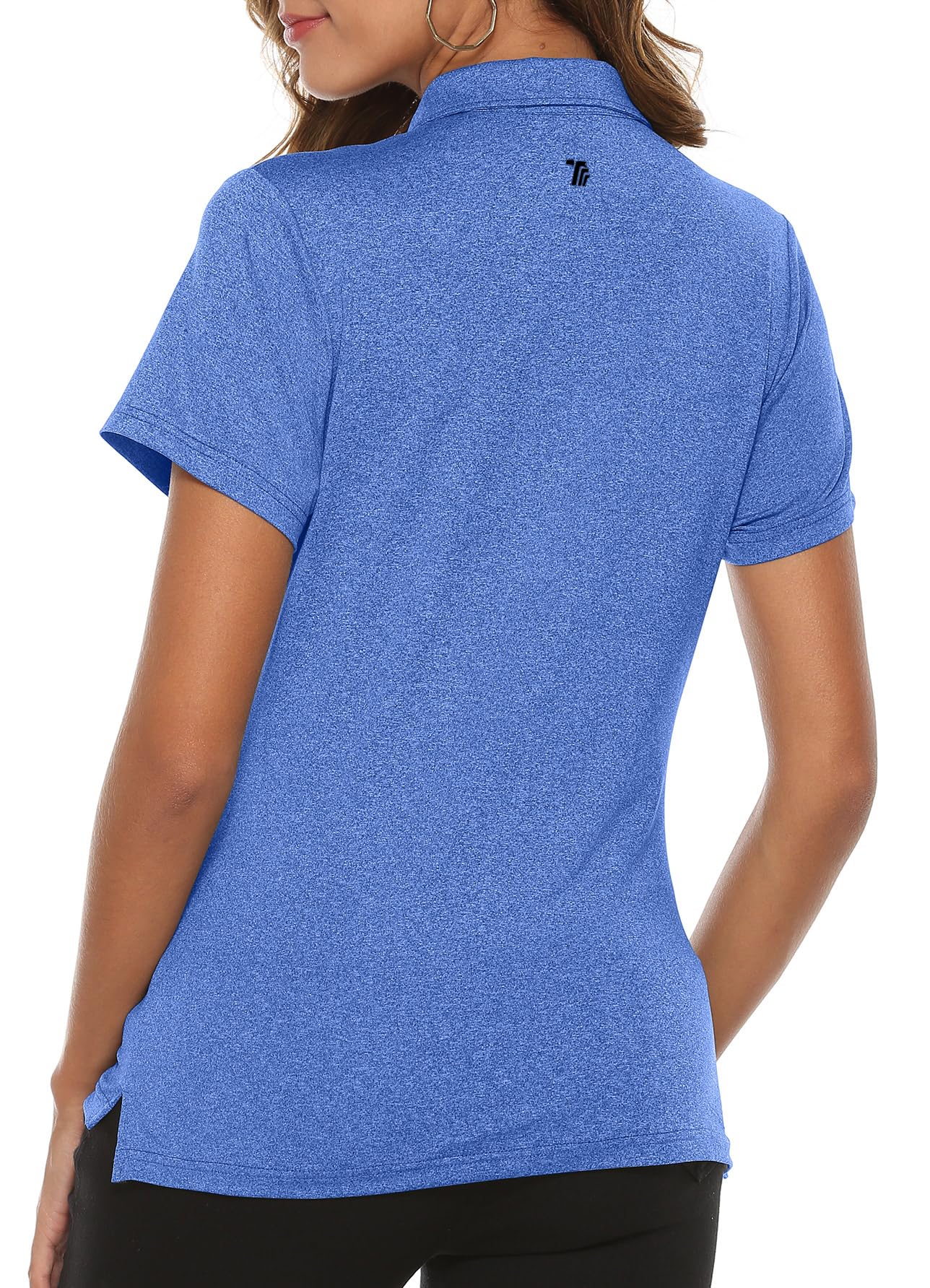 Women's Moisture Wicking Golf Polo Shirts - Breathable Short Sleeve Ladies Golf Tops for Summer - Perfect for Golf Courses, Driving Range & Casual Wear