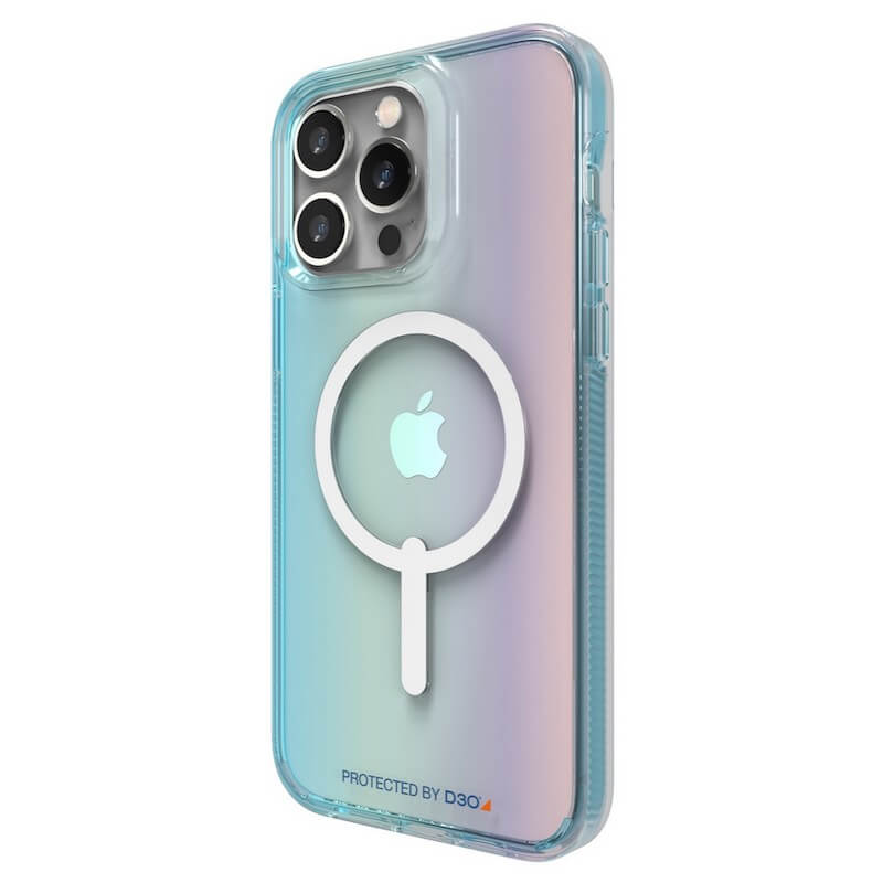 GEAR4 MILAN SNAP MAGSAFE Case for iPhone 14 Pro Max - Aurora Glow Protective Cover with Magnetic Snap Technology | Perfect for Work, Travel & Everyday Use