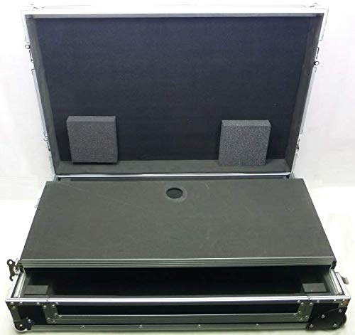 Professional ATA Style Flight Case for Pioneer DDJ1000 & DDJ1000SRT DJ Controllers - Heavy Duty Protection with Smooth Glide Wheels | Perfect for Touring DJs, Club Gigs & Mobile Events