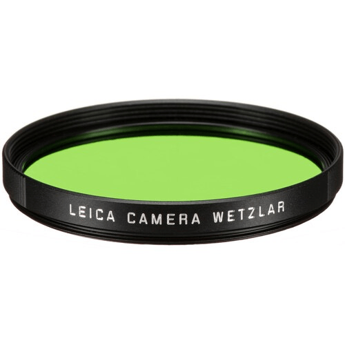 Leica E49 Green Filter for M Series Cameras - Enhance Contrast & Reduce Glare - Perfect for Landscape & Black & White Photography