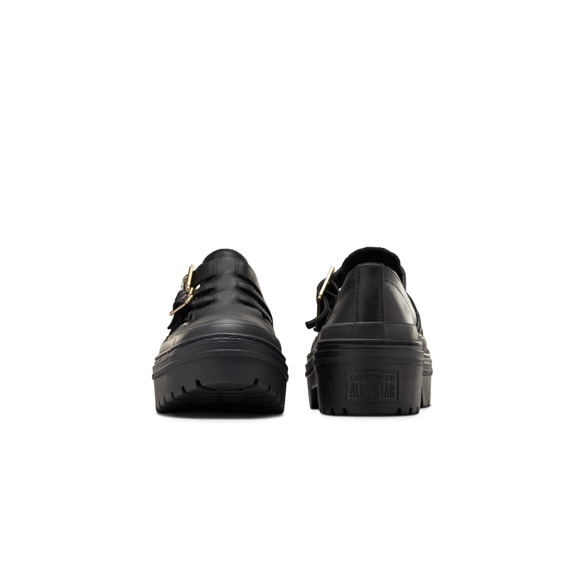 Chuck Taylor All Star Lugged Heel Mary Jane Platform Shoes - Black Gold | Classic Sneakers for Women | Perfect for Casual Outfits, Street Style & Everyday Wear