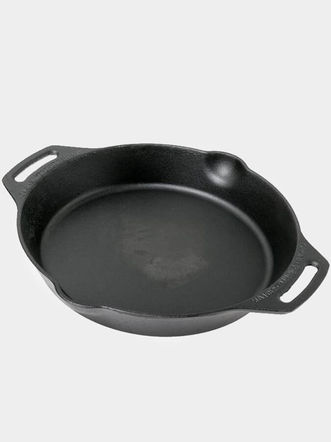 Petromax Cast Iron Fire Skillet with Dual Handles - Perfect for Camping, Outdoor Cooking & Grilling Over Open Flame