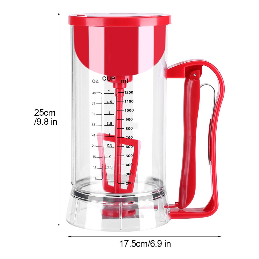 Yosoo Cordless Electric Batter Mixer - 3-in-1 Stirring, Dispensing & Separating Tool for Pancakes, Cupcakes & Waffles | Perfect Kitchen Gadget for Baking Enthusiasts & Breakfast Lovers