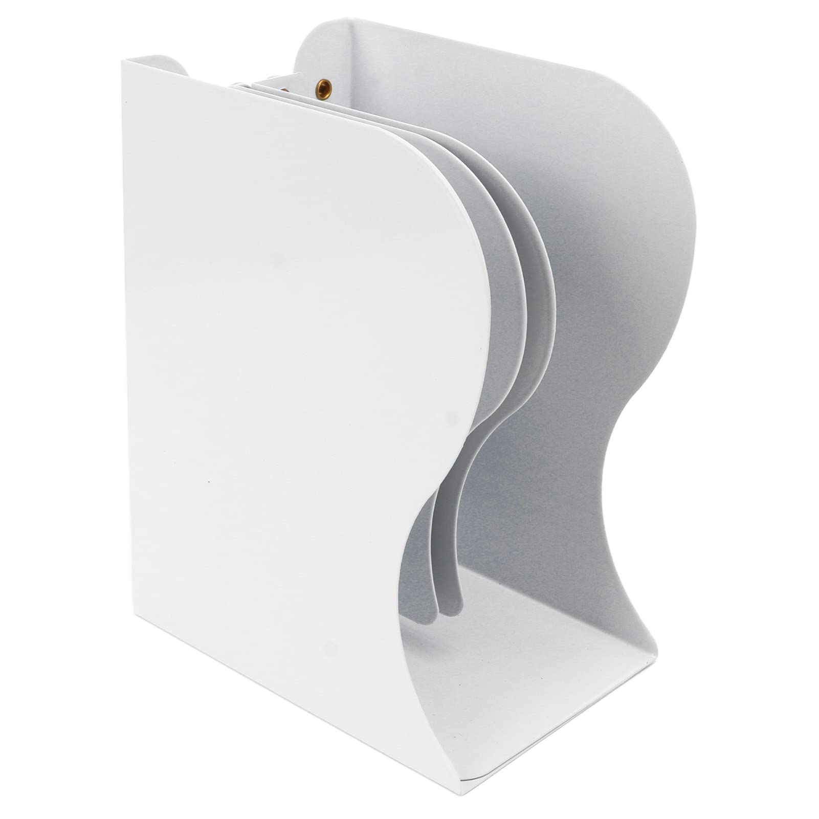 Sturdy Metal Book Stand - Modern Book Holder for Reading, Studying & Office Use - Durable Bookstop Frame for Desks, Libraries & Home Decor