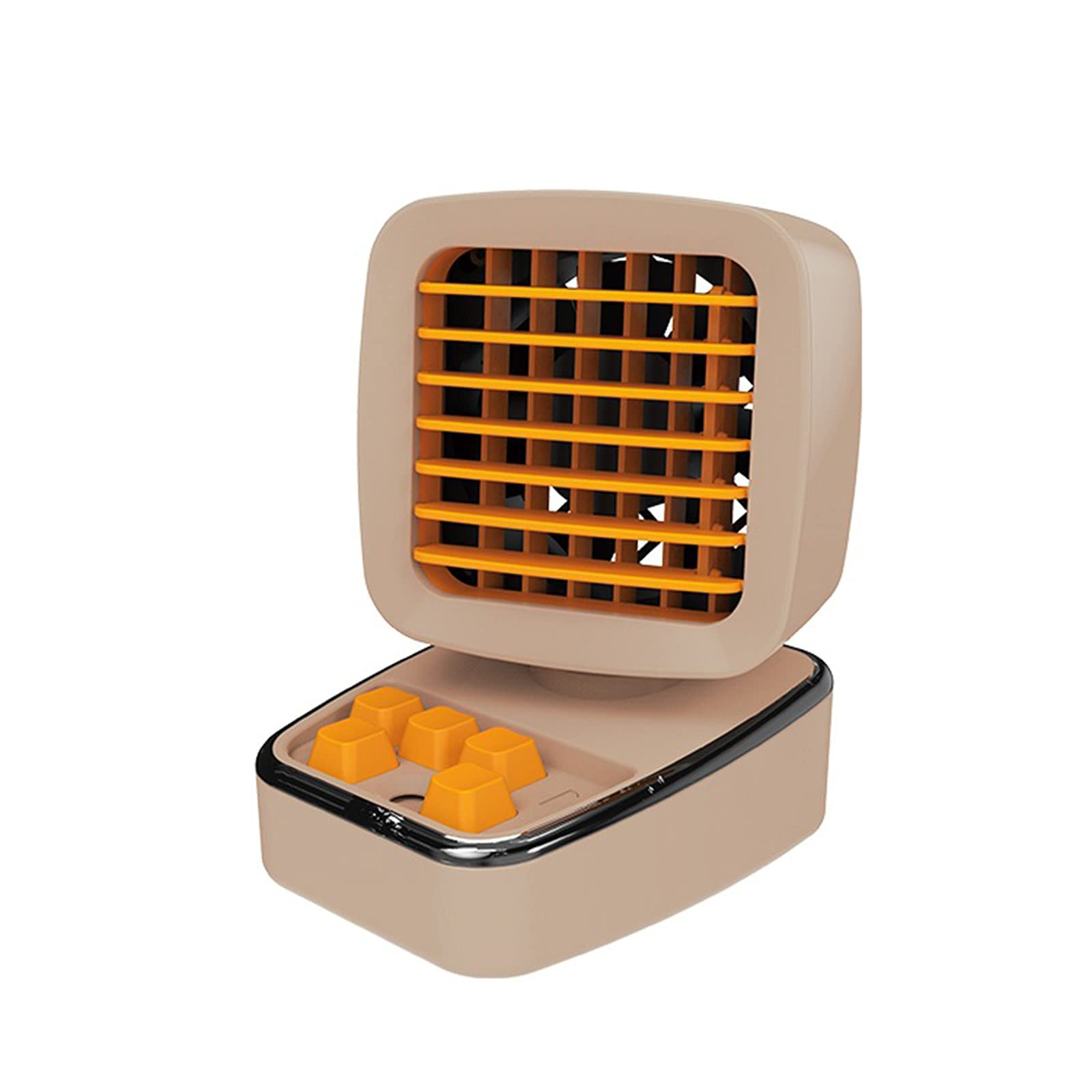 Comigeewa 8#VA USB Mini Portable Air Conditioner, Humidifier & Air Cooler - Upgraded Ultra Quiet Design for Home, Office, Bedroom & Travel Use