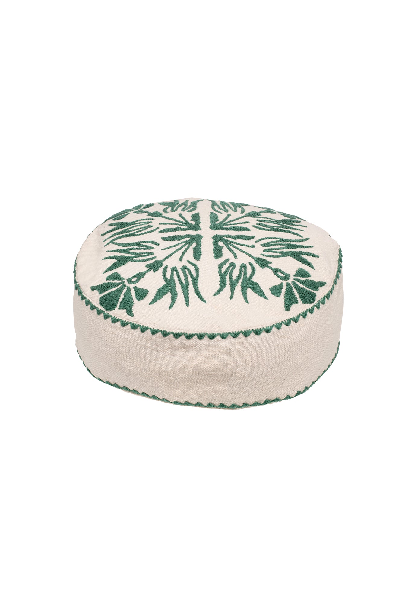 Premium Yoga Pillow Cover - Soft & Breathable Green Cotton - Perfect for Meditation, Yoga & Home Decor