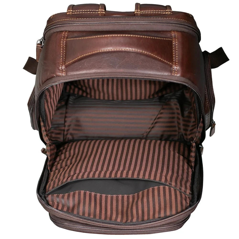 Jack Georges Medium Tech Backpack for Laptop & Tablet - Water-Resistant Business Travel & College Backpack with USB Charging Port