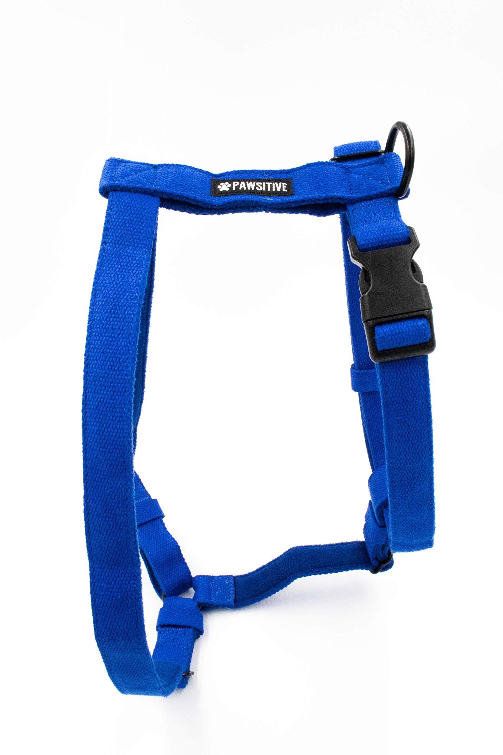 Pawsitive Dog Harness - Adjustable Soft Hypoallergenic Organic Hemp Harness for Small, Medium & Large Dogs | Puppy Harness for Walking, Training & Outdoor Adventures
