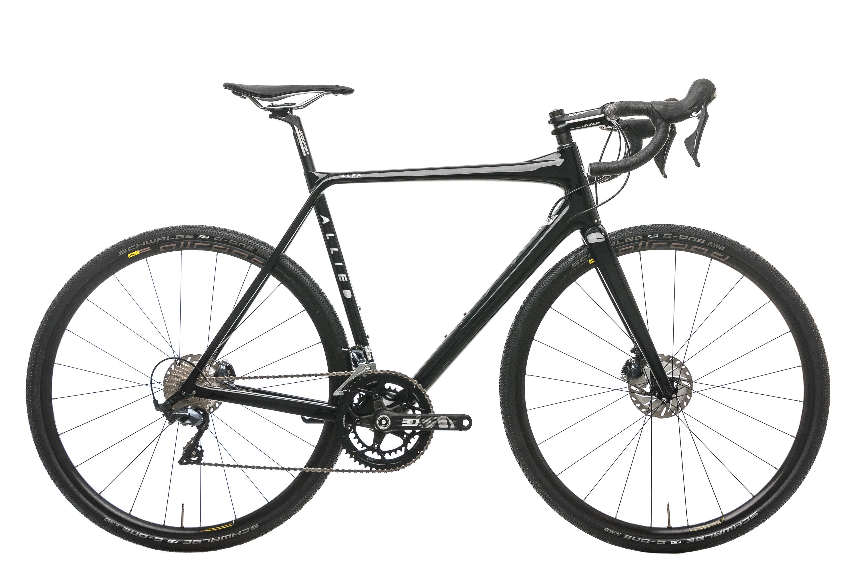 Allied Alfa Allroad Gravel Bike 2019 - 56+cm Frame - Lightweight Carbon Adventure Bike for Off-Road Trails & Commuting