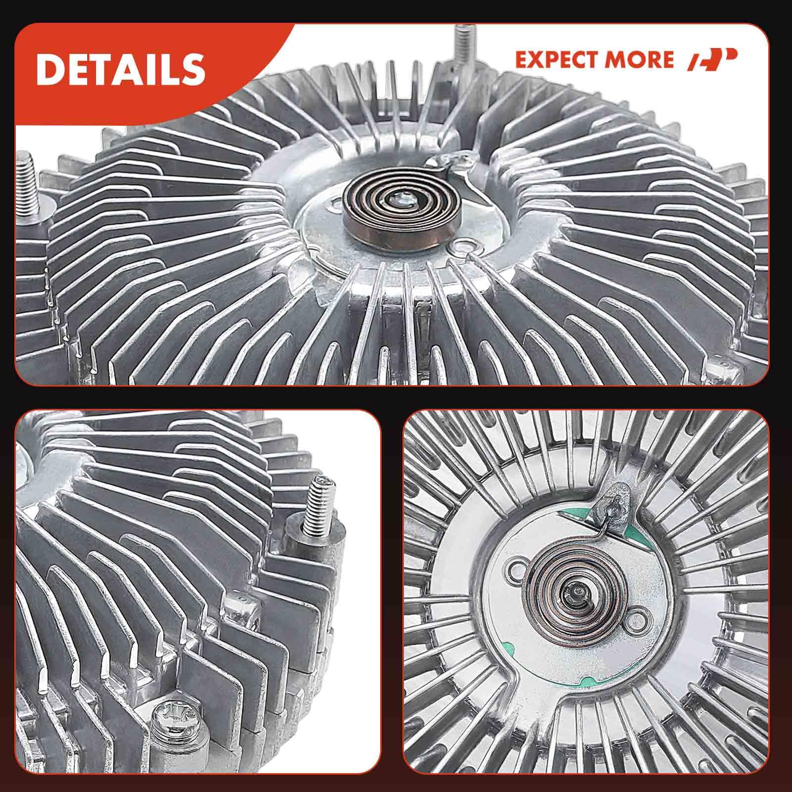 Premium Electronic Radiator Cooling Fan Clutch for 2007-2020 Toyota Tundra, Sequoia, Land Cruiser & 2010-2020 Lexus GX460, LX570 V8 4.6L 5.7L DOHC - Replacement Part #1621038070 1621038080 - Perfect for Off-Roading, Towing & Extreme Weather Conditions