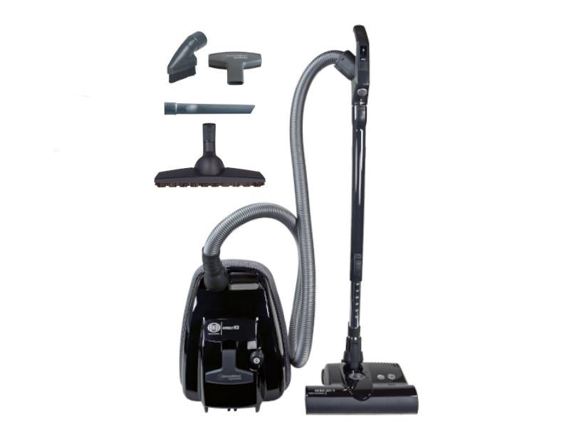 SEBO AIRBELT K3 Premium Canister Vacuum Cleaner - Powerful Suction, HEPA Filtration, Onyx Black | Ideal for Hardwood Floors, Carpets & Pet Hair Removal