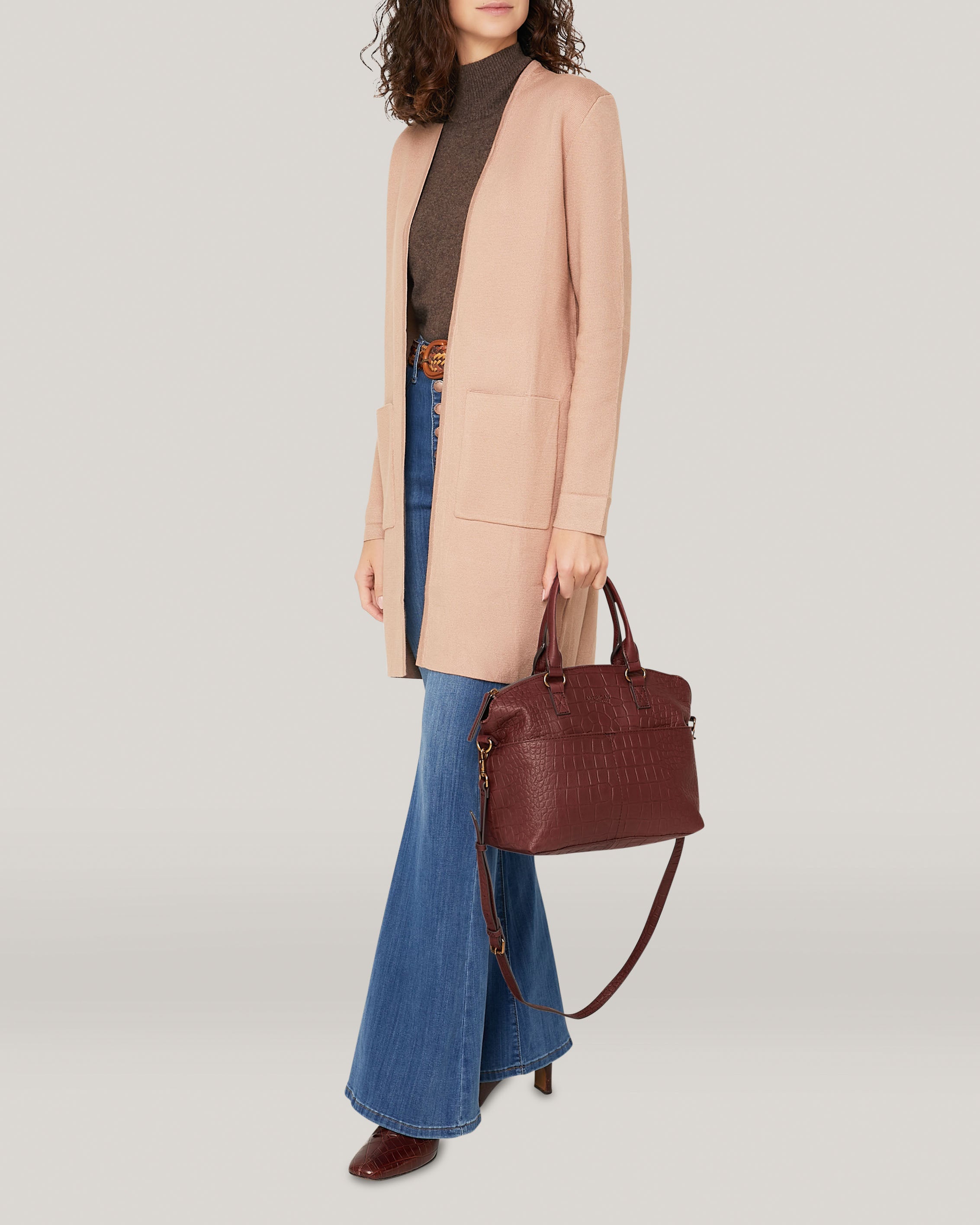 Carrie Dome Satchel - Stylish Leather Shoulder Bag for Women | Perfect for Work, Travel & Everyday Use