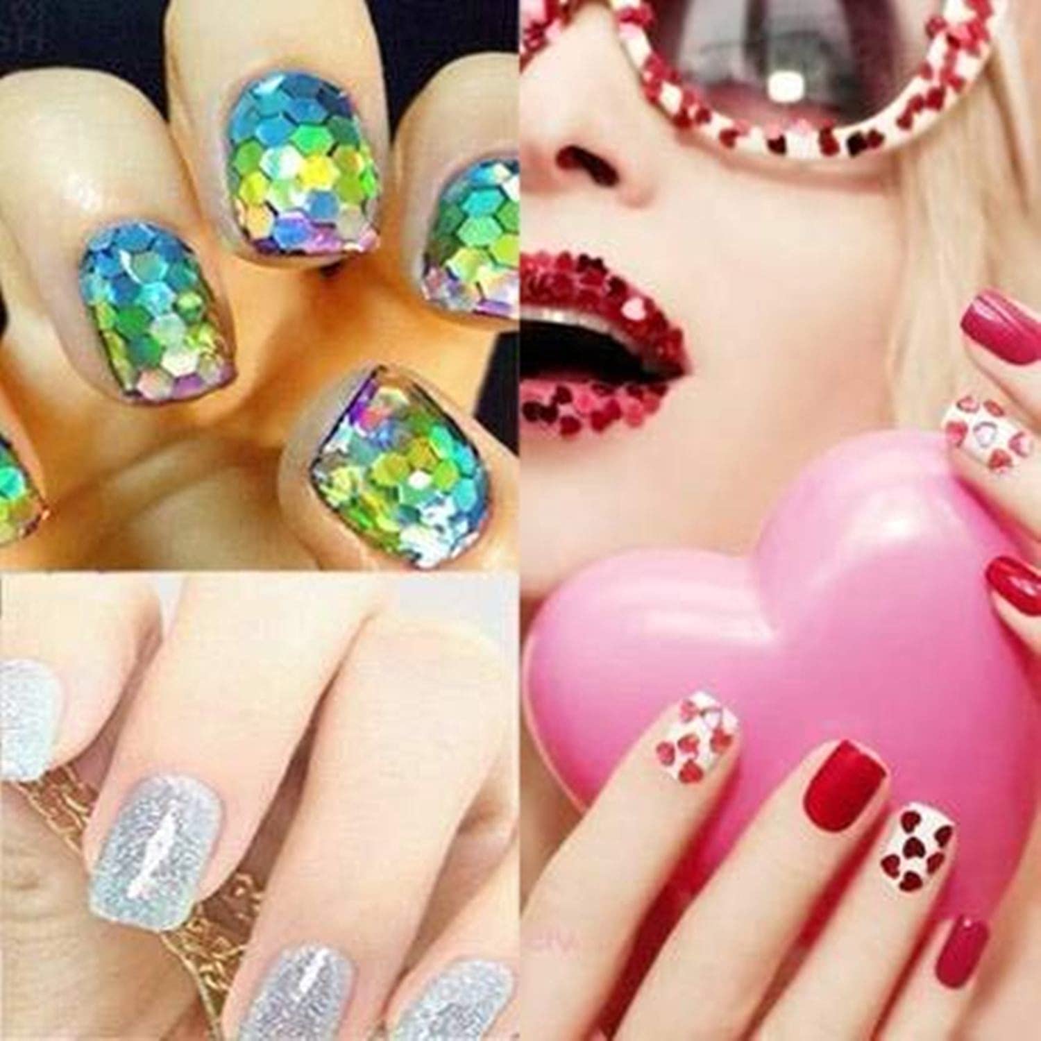 100 Pcs False Nails Full Cover Long Artificial Nails with Glue - White French Tip Press on Nails for Women, Reusable Fake Nails for Party, Wedding, Daily Wear & Special Occasions