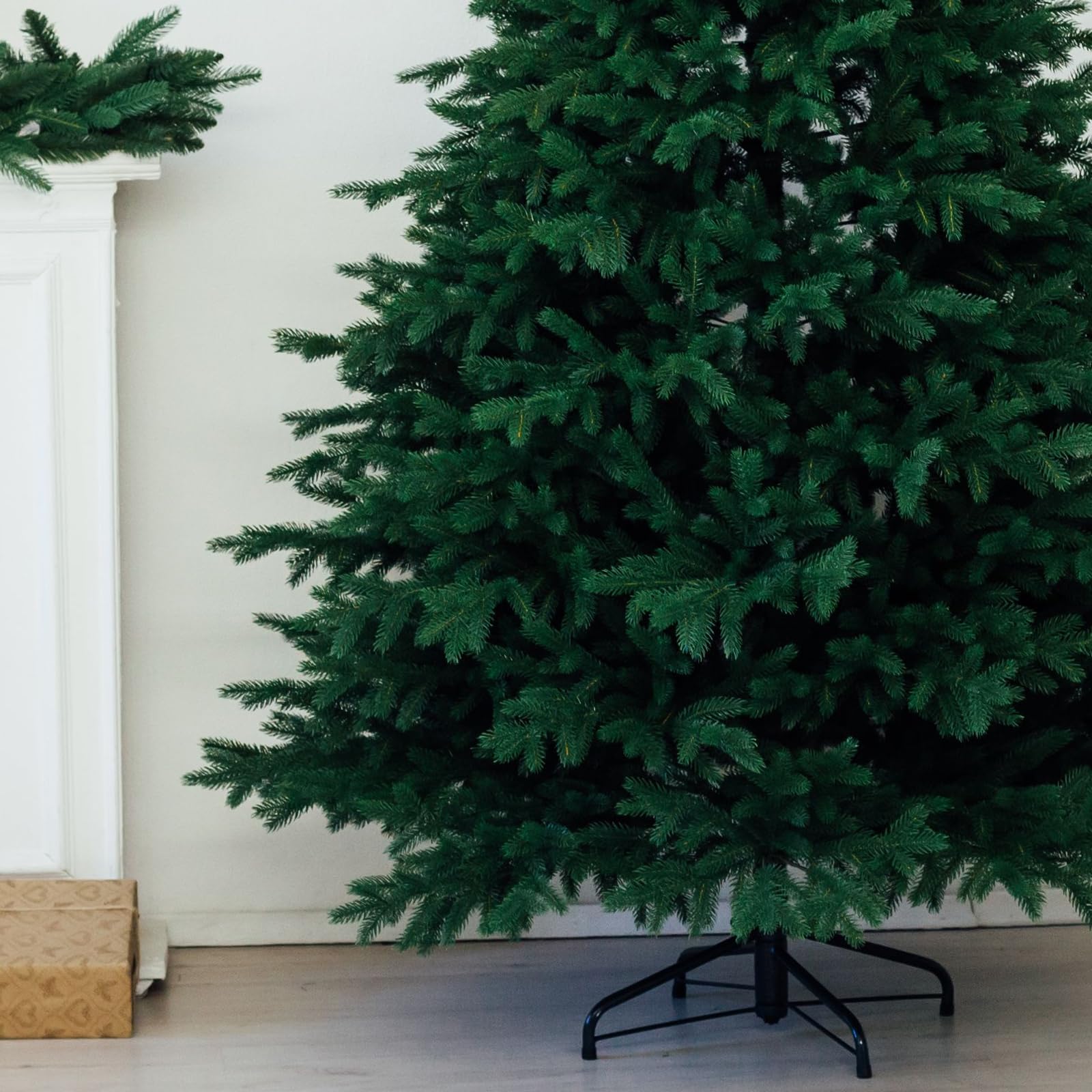 DOITOOL Folding Christmas Tree Stand - Heavy Duty Xmas Tree Base for Artificial Trees 0.5-0.7 Inch Pole - Replacement Tree Stand for Indoor Holiday Decorations (Perfect for Living Room, Office & Christmas Party Setup)