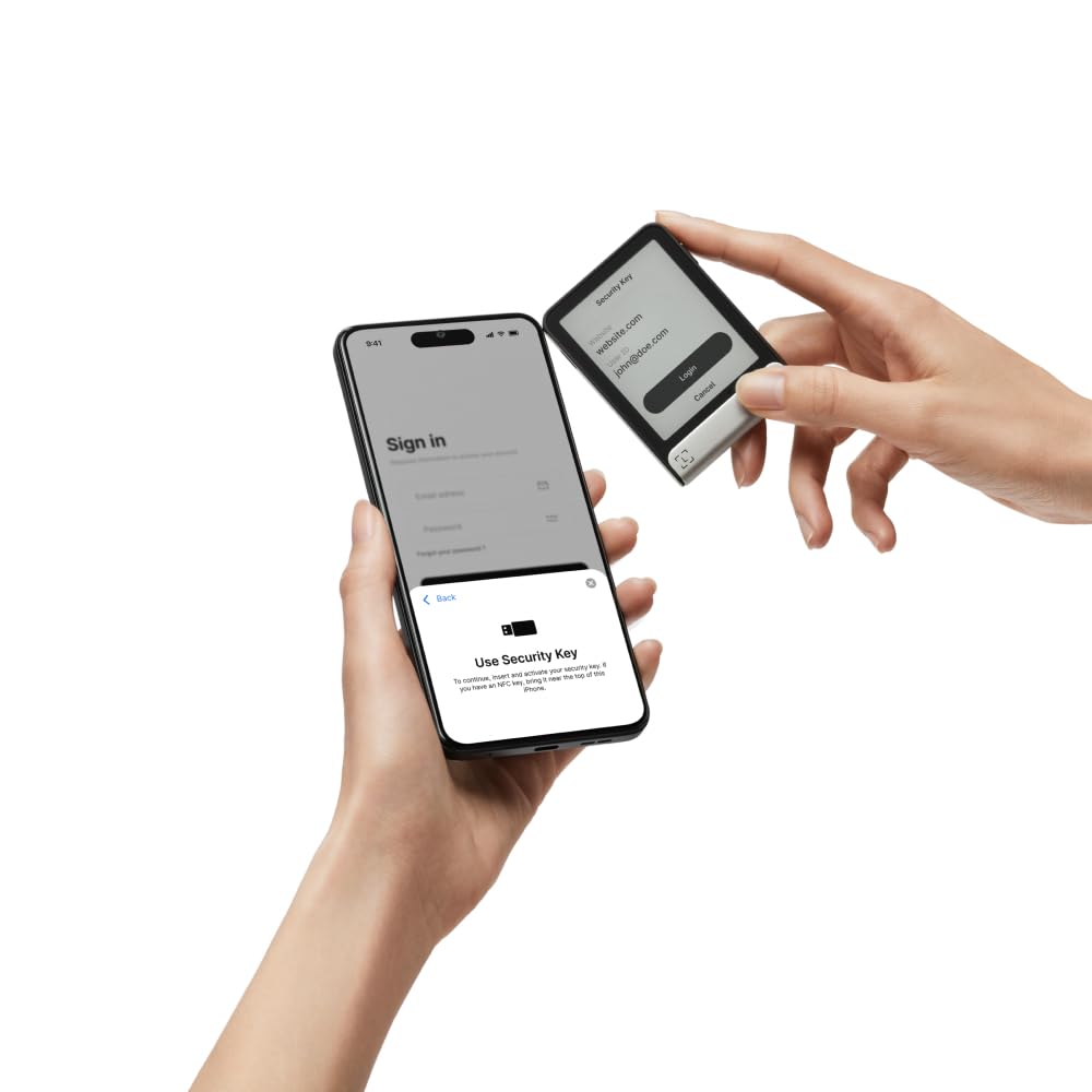 Ledger Flex - Secure E Ink Touchscreen Crypto Wallet for Bitcoin & Ethereum | Portable Cold Storage for Digital Assets | Perfect for Travel & Online Transactions (Graphite)