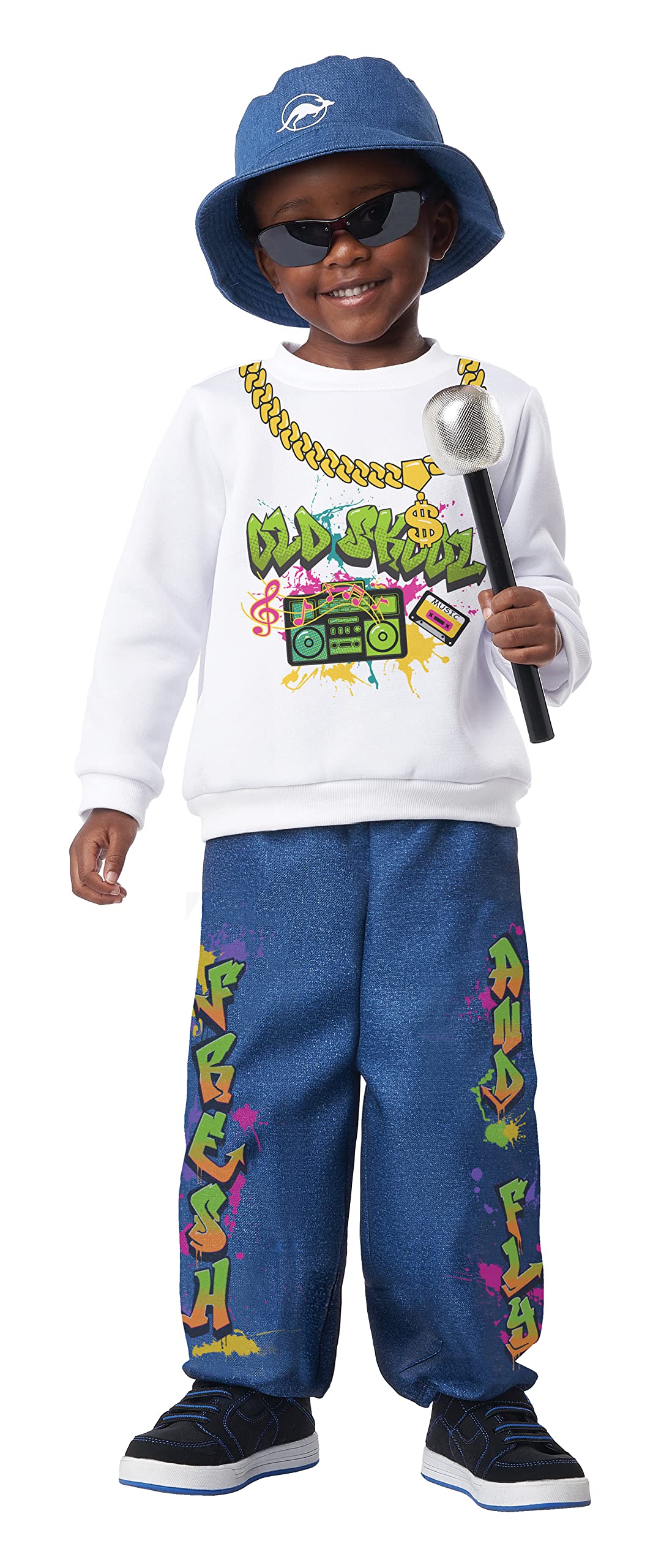 90s Hip Hop Toddler Costume - California Costumes for Kids | Perfect for Halloween, Dress-Up & Themed Parties