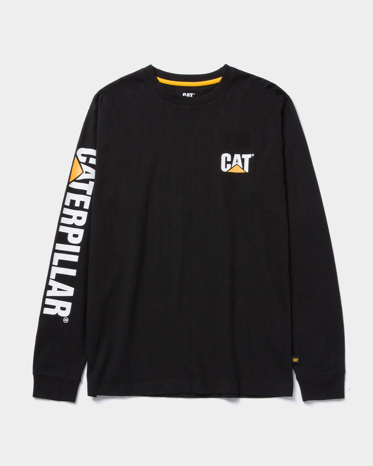 Men's Trademark Banner Long Sleeve T-Shirt - Comfortable Cotton Crewneck Tee for Casual Wear & Everyday Outfits