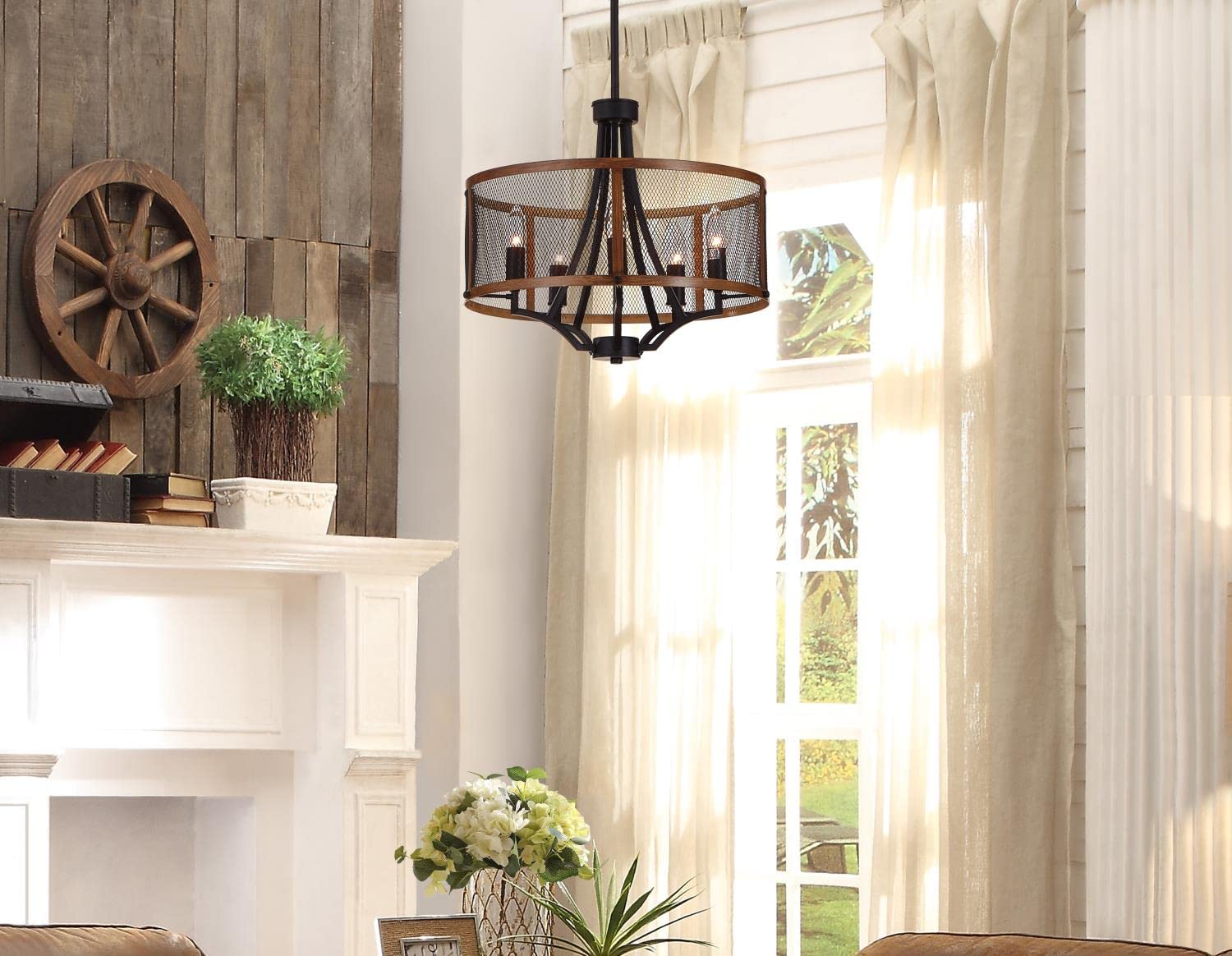 Eastwood Chandelier Lamp - Elegant Crystal Ceiling Light Fixture for Dining Room, Living Room & Bedroom | Modern Home Decor Lighting Solution