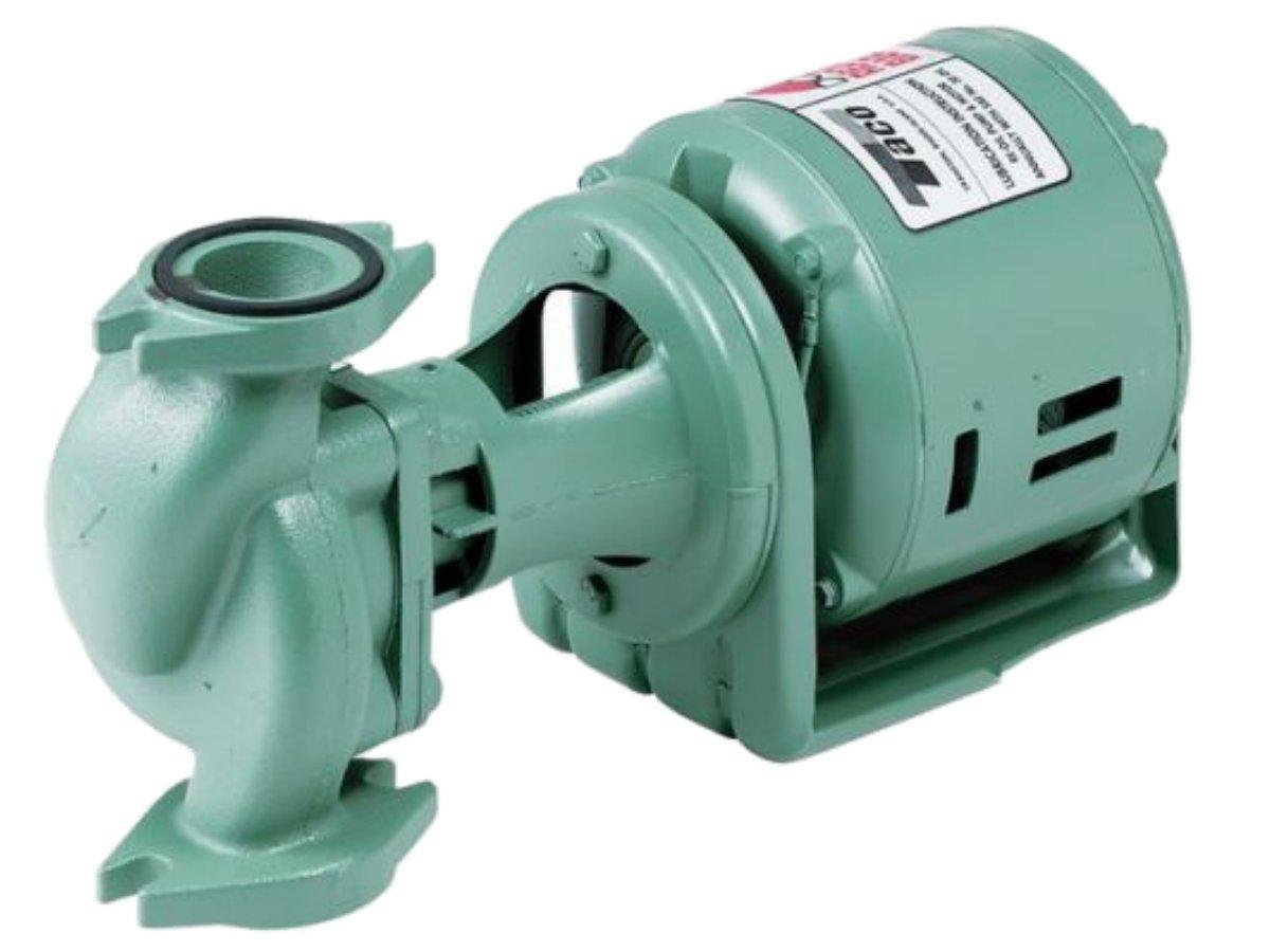 Red Baron Taco 110 Cast-Iron In-Line Circulator Pump - Heavy Duty Water Circulation for HVAC, Plumbing & Industrial Applications