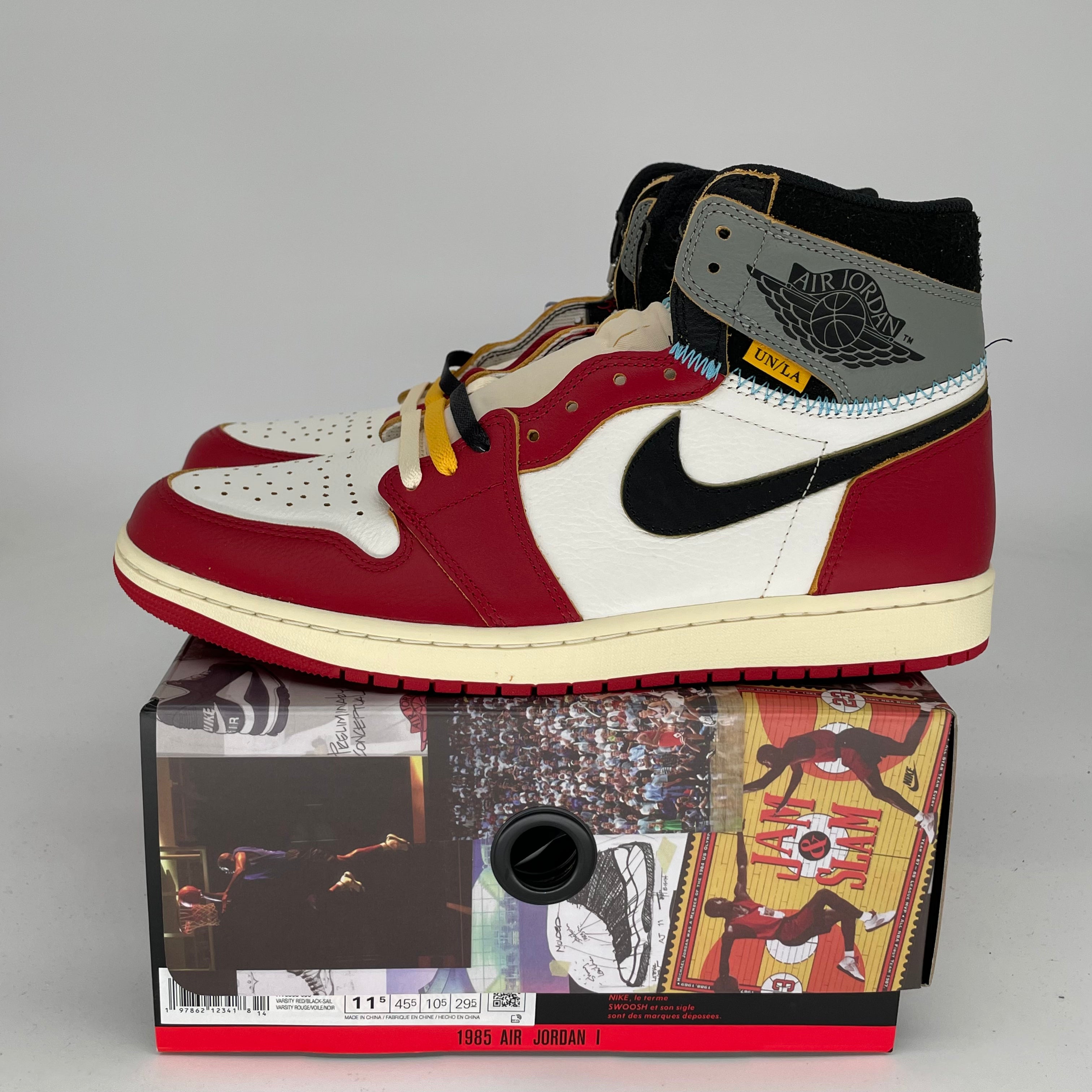 AIR JORDAN 1 UNION LA CHICAGO SHADOW Men's Basketball Shoes Size 11.5 - Style HV8563-600 | Retro Sneakers for Streetwear & Casual Outfits