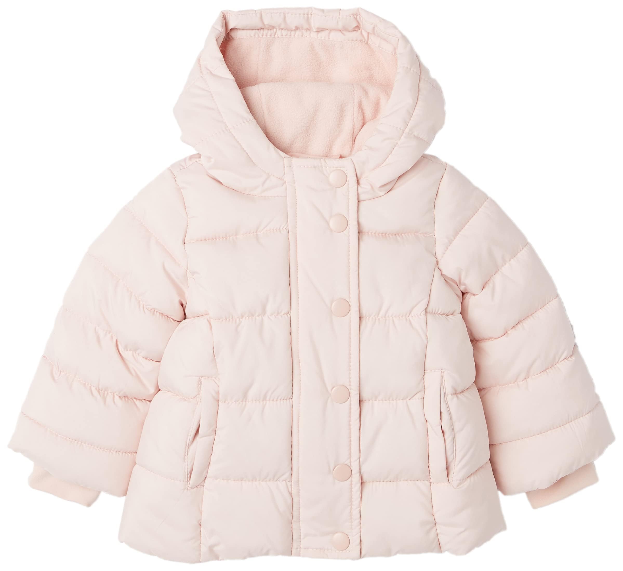 Amazon Essentials Girls & Toddlers' Heavyweight Hooded Puffer Jacket - Warm Winter Coat for Kids Outdoor Play, School & Snow Activities