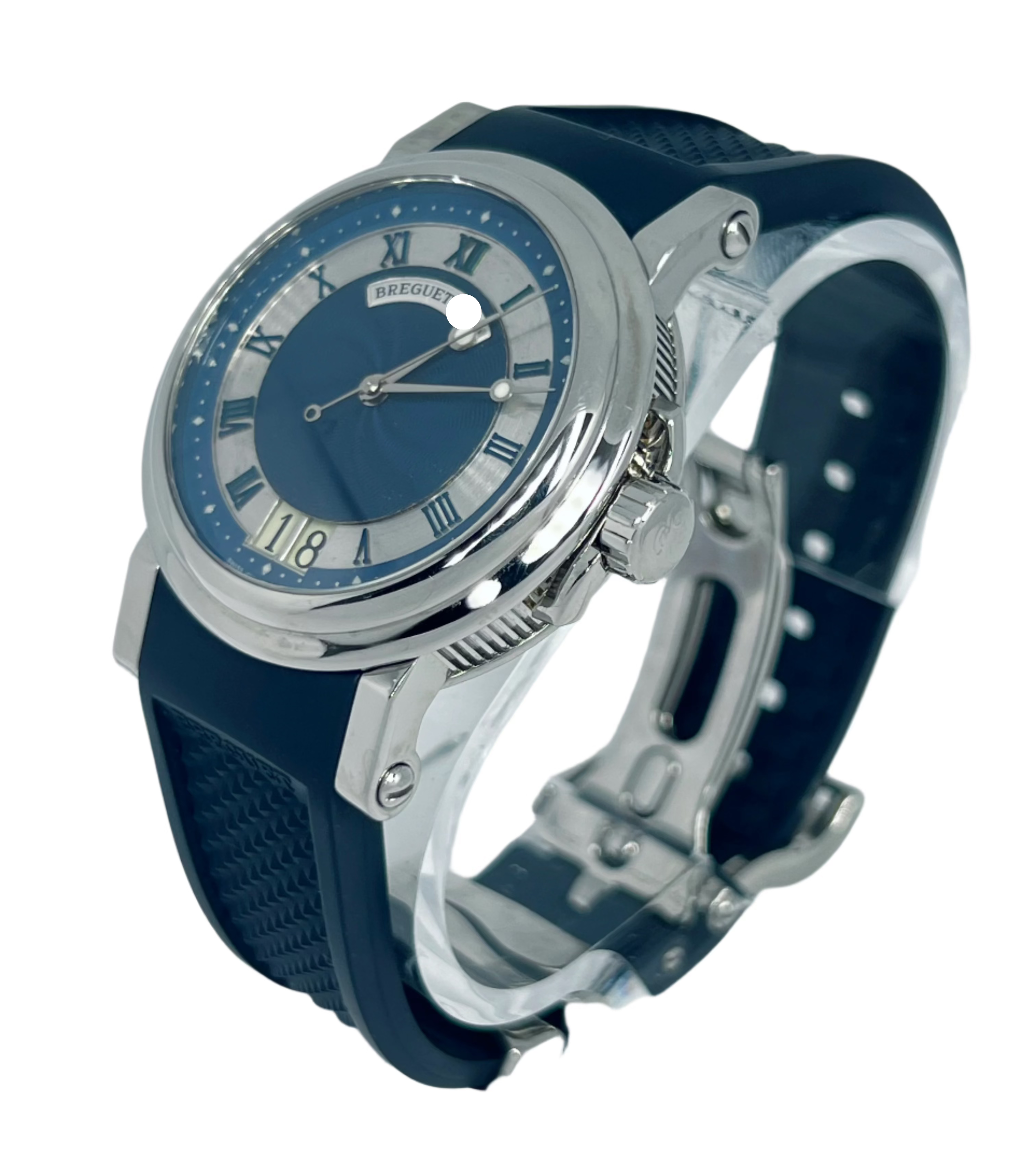 Breguet Marine Big Date Stainless Steel Men's Watch - Luxury Automatic Timepiece for Business, Formal & Special Occasions