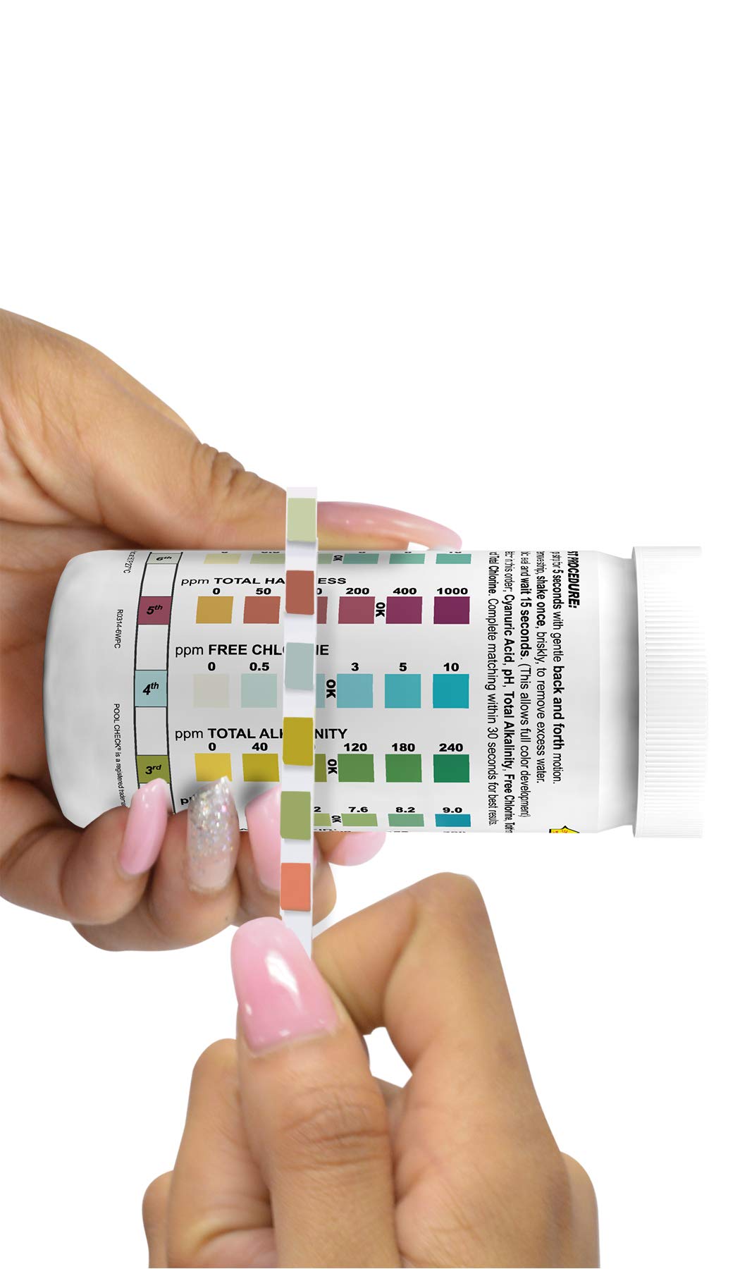 Industrial Test Systems 481330 6-in-1 Pool Water Test Kit - Accurate pH, Chlorine, Alkalinity Testing for Swimming Pools, Spas & Hot Tubs | Easy Water Quality Monitoring for Home & Commercial Use