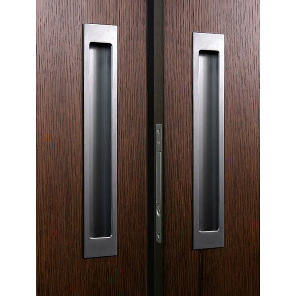 HB 1470 Large Flush Pull Handle - Premium Cabinet Hardware for Modern Kitchens & Bathrooms - Perfect for Drawers, Doors & Cabinets