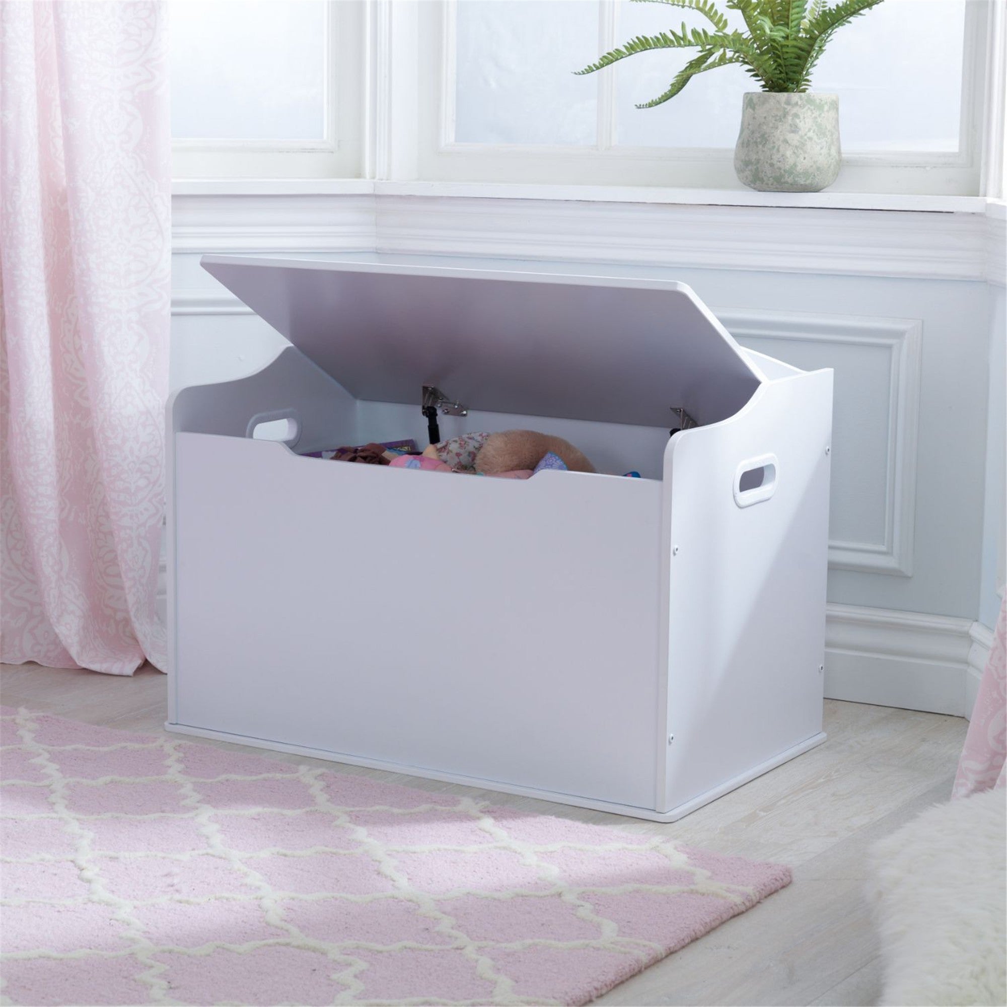 KidKraft Austin Toy Box - Large Wooden Storage Chest for Kids Toys, Books & Clothes | Perfect for Nursery, Playroom & Bedroom Organization