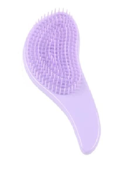 Frackson Detangling Hair Brush with Scalp Massage - Wet & Dry Hair Comb for Women & Men - Salon Styling Tool for Curly, Thick, Long Hair (Purple) - Perfect for Home Use, Travel & Professional Styling