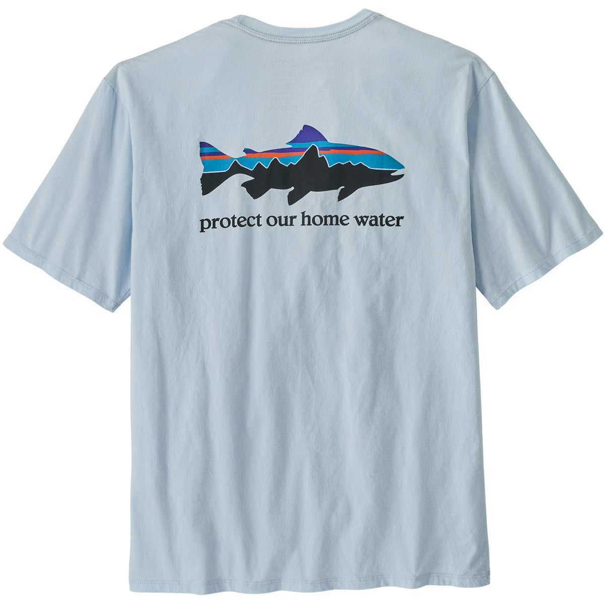Organic Cotton Men's Trout Fishing T-Shirt - Comfortable & Eco-Friendly Casual Tee for Outdoor Adventures & Everyday Wear