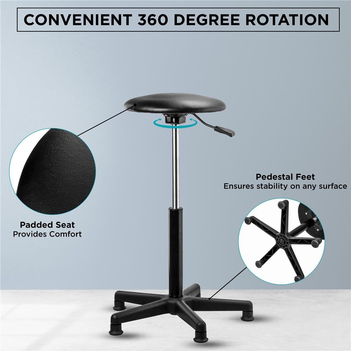 Flashpoint Photography Posing Table & Stool Kit - Adjustable Height (28-48