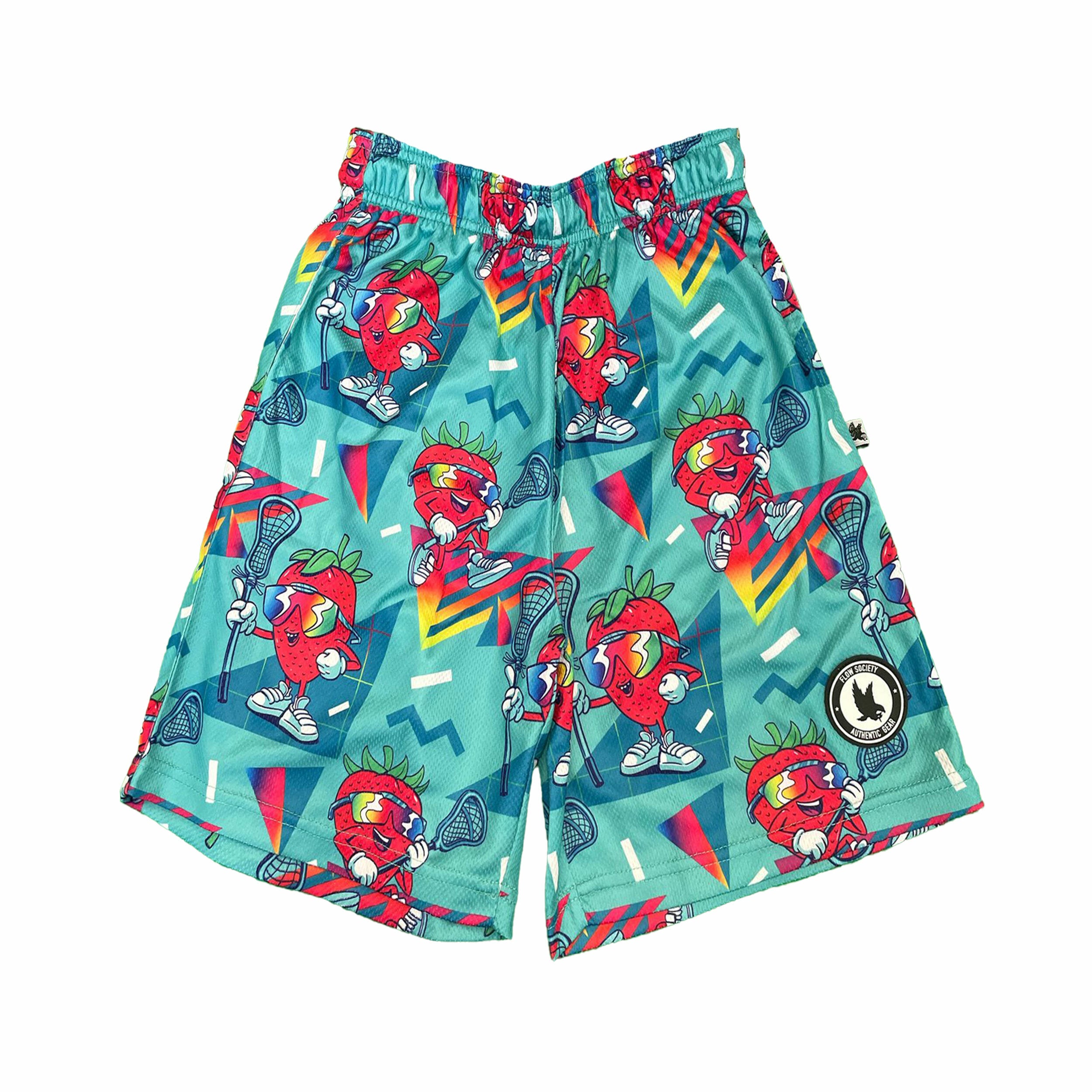 Boys Strawberry Lax Shorts - Comfortable Cotton Summer Shorts for Kids | Perfect for Playtime, Beach & Casual Wear