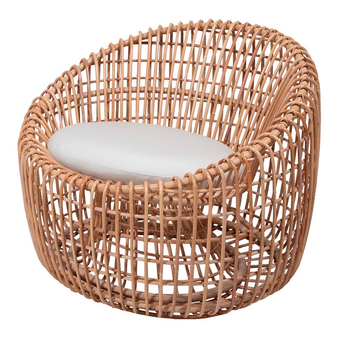 Comfortable Round Chair Cushion for Nest Chair - Soft Indoor Seat Pad for Living Room, Bedroom, or Nursery - Perfect for Relaxing, Reading, and Lounging