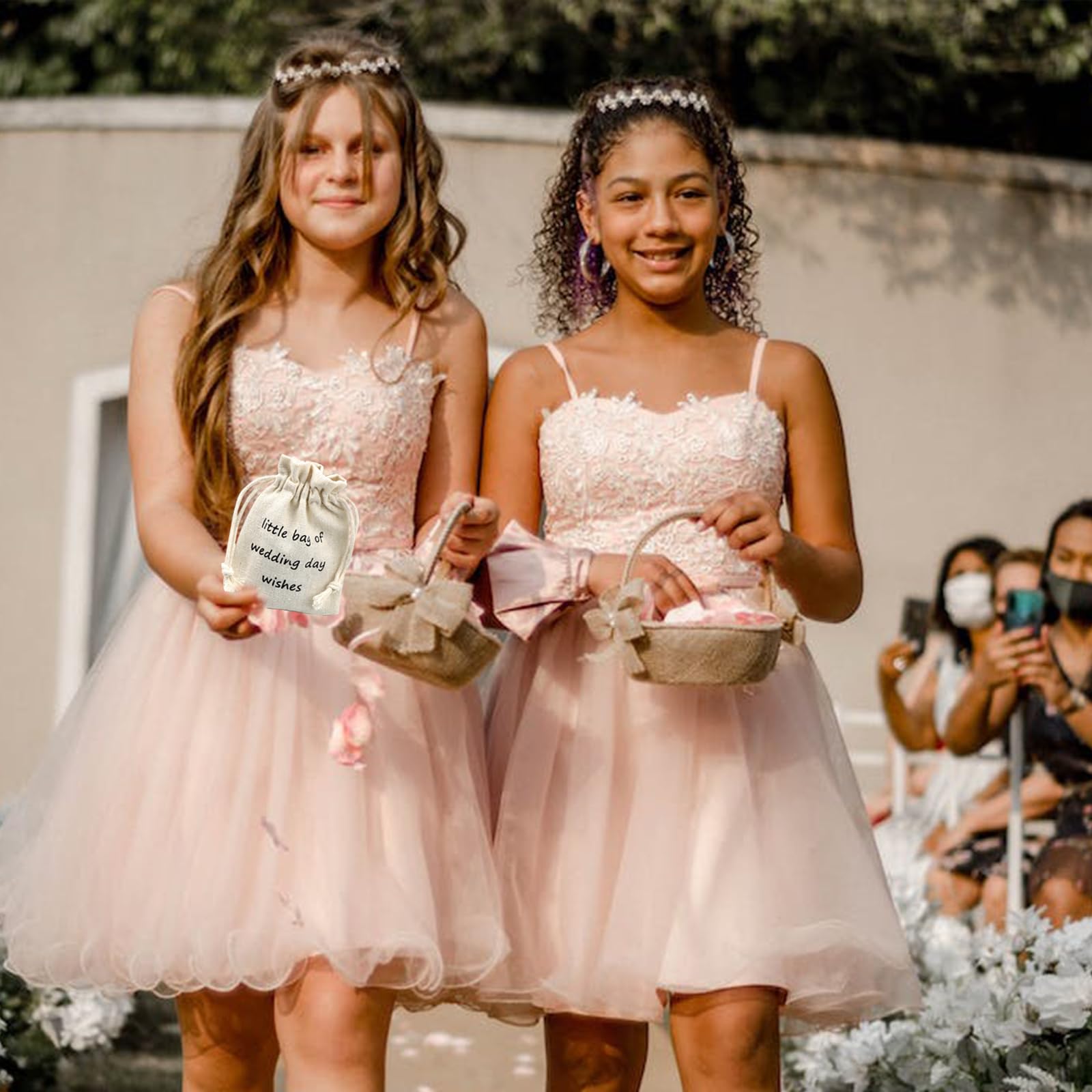 LUOKIFUR Elegant Wedding Favor Bags - Meaningful Keepsake Gifts for Couples, Bride & Groom - Perfect for Wedding Blessings, Bridal Showers & Anniversary Celebrations (Ideal for Wedding Receptions, Guest Favors & Romantic Gift Giving)