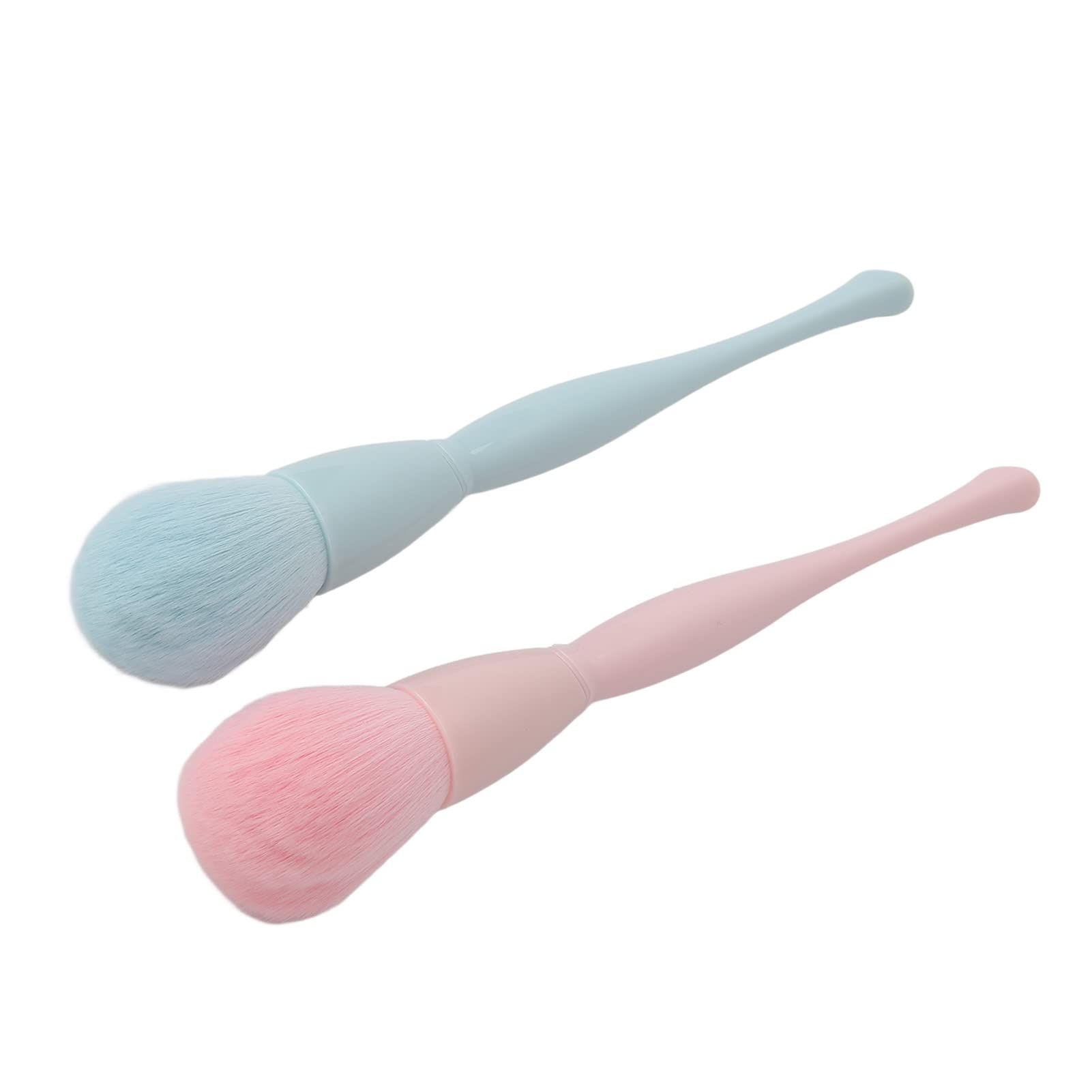 Professional Nail Dust Brush 2 Pack - Soft Bristle Nail Powder Cleaner for Manicure, Pedicure & Nail Art | Perfect for Home Salon, Nail Techs & DIY Nail Care