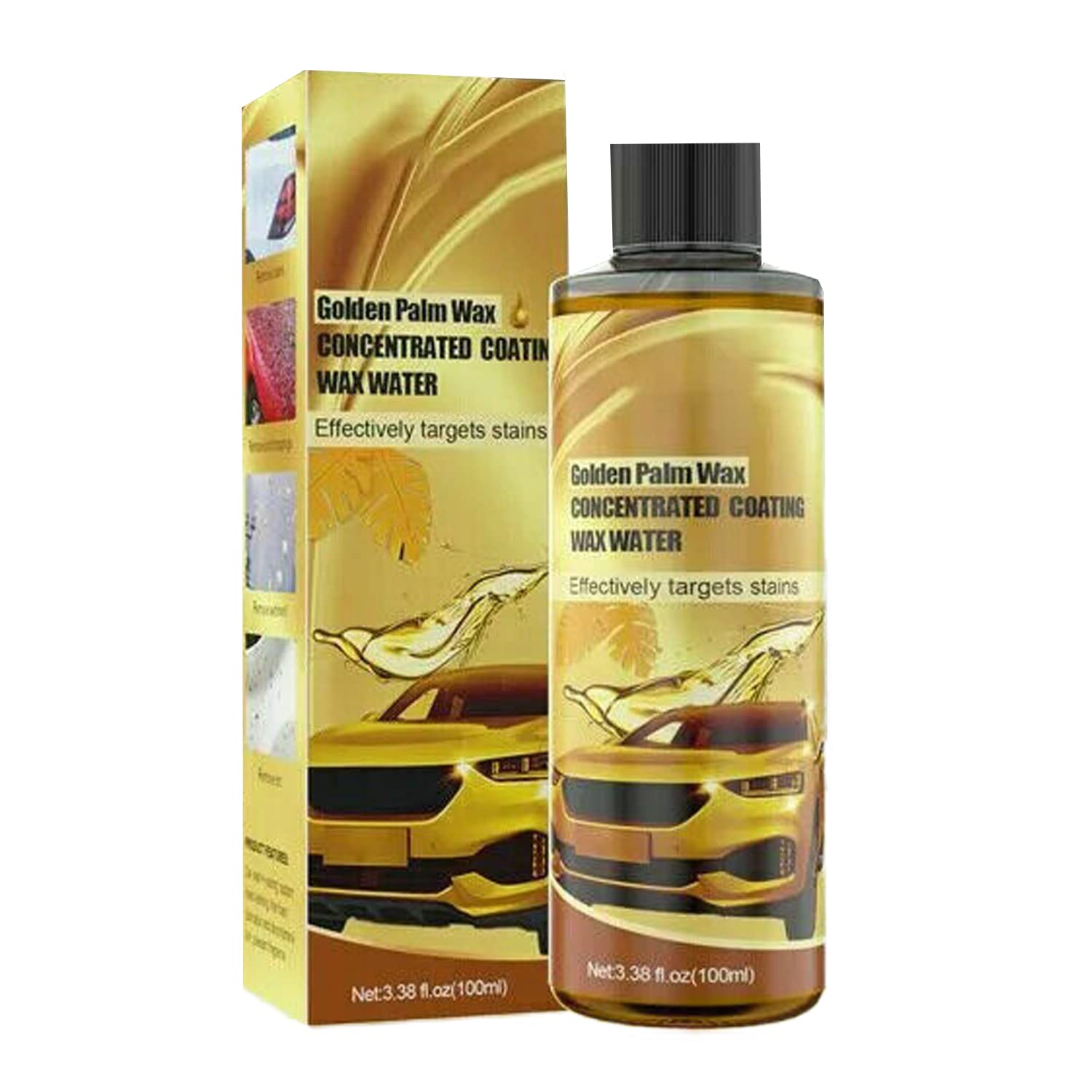 Kolarmo Golden Carnauba Car Wash Wax - Premium Multifunctional Auto Foam Cleaner & Wax for Car Detailing (1pc) | Perfect for Hand Wash, Shine Protection & Paint Maintenance