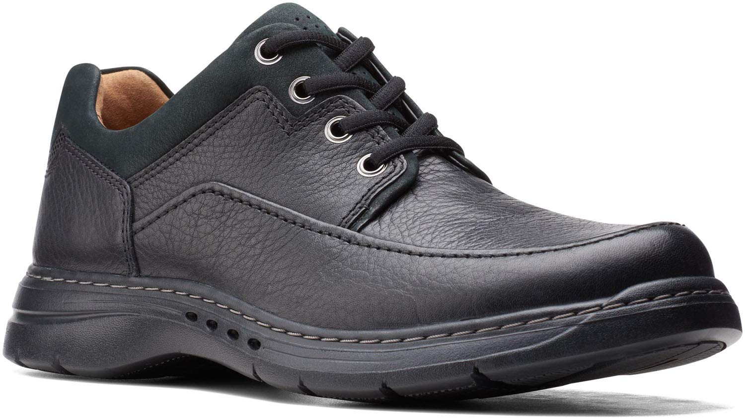 Clarks Un Brawley Men's Lace-Up Leather Dress Shoes – Comfortable & Stylish for Office, Business & Formal Occasions