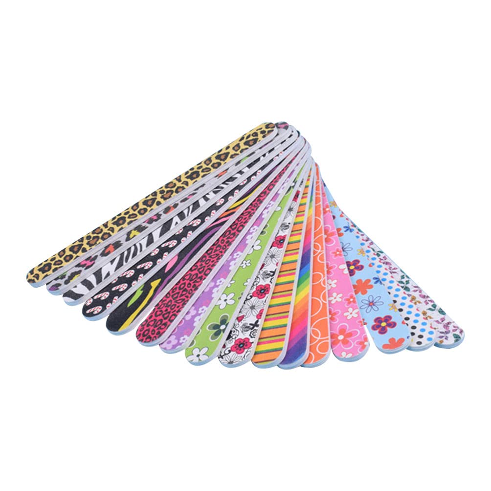 FOMIYES 50pcs Professional Nail Files & Buffers Set - Manicure Pedicure Tools for Nail Polishing, Shaping & Shining - Nail Art Supplies for Gel Polish & Home Care - Perfect for Salons, DIY Nails & At-Home Grooming