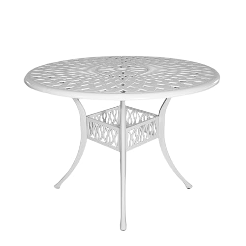 42 Inch White Table