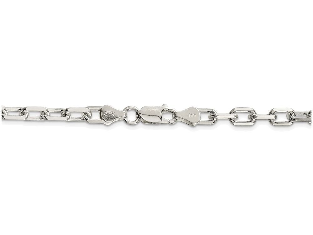 FJC Finejewelers 18 Inch Sterling Silver Bright-Cut Open Link Cable Chain Necklace for Women - Elegant Layering Piece for Everyday Wear, Gift Giving & Special Occasions